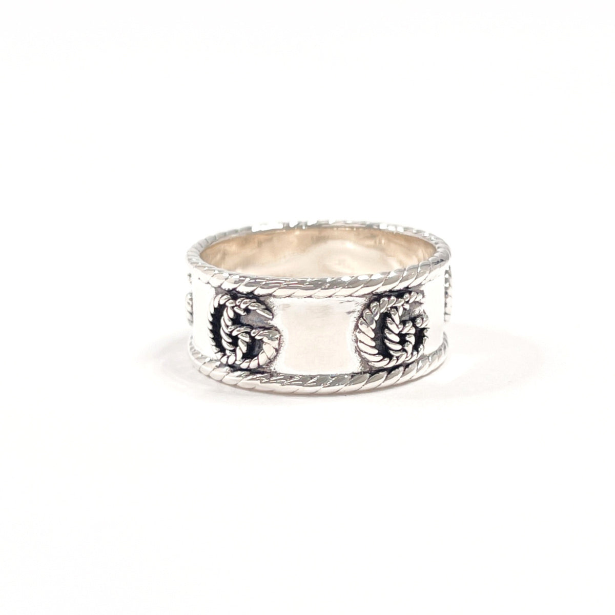 Gucci Silver Silver 925 Band Ring (Pre-Owned)