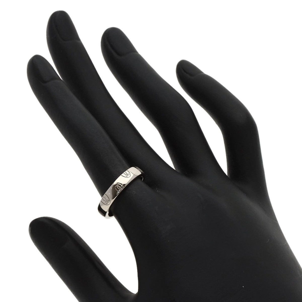 Cartier Happy Birthday White Gold (18K) Band Ring (Pre-Owned)