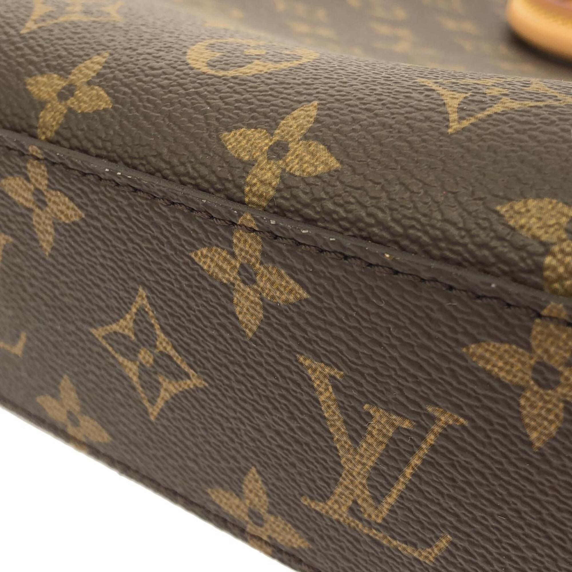 Louis Vuitton Marron Coated Canvas Handbag (Pre-Owned)