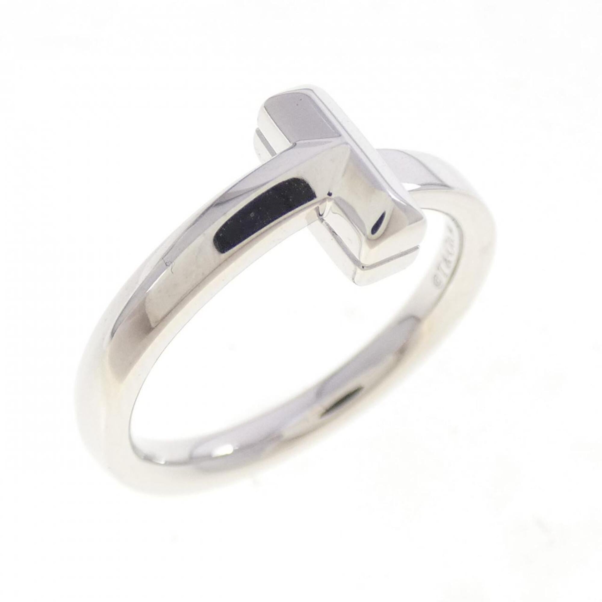 Tiffany White Gold (18K) Band Ring (Pre-Owned)