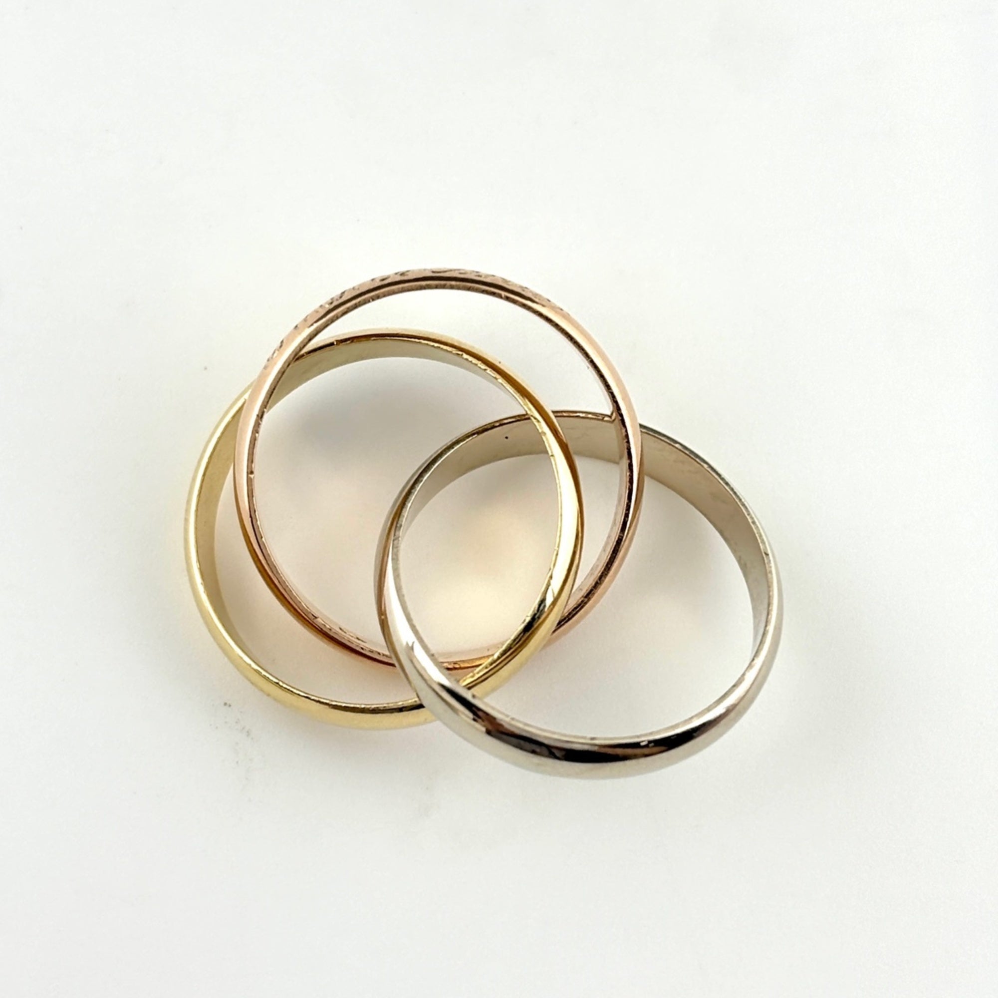 Cartier Yellow Gold (18K) Pink Gold (18K) White Gold (18K) Band Ring (Pre-Owned)