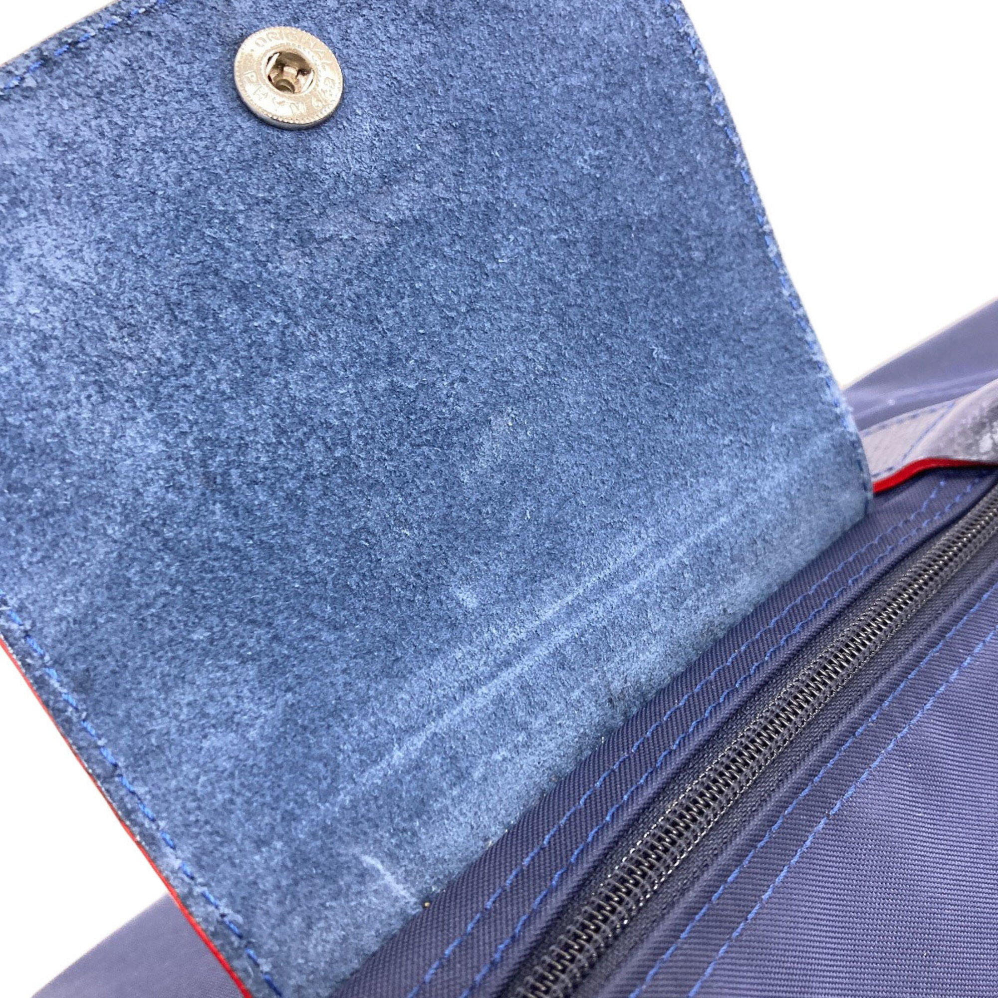 Longchamp Navy Nylon Tote Bag (Pre-Owned)