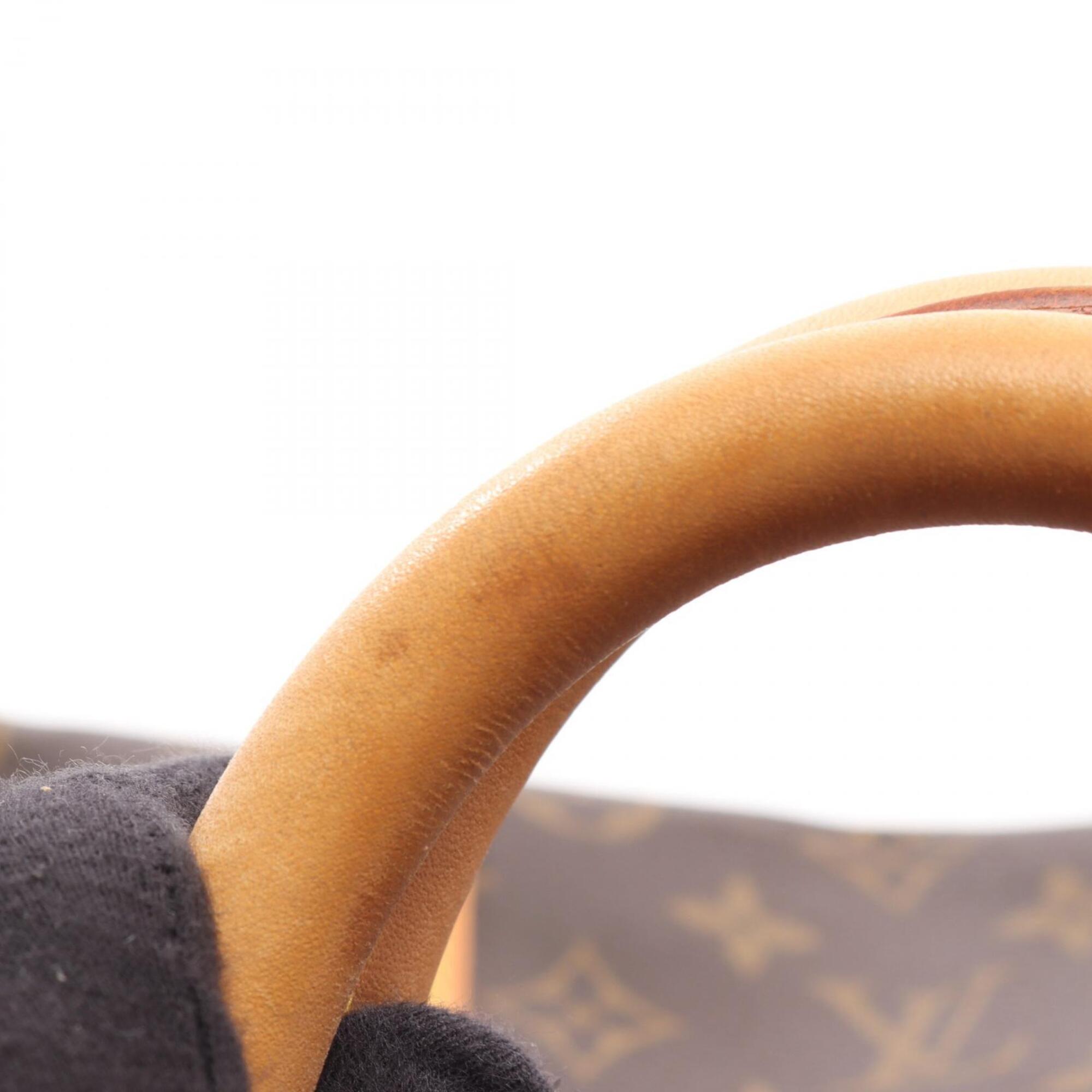 Louis Vuitton Brown Coated Canvas Leather Boston Bag Handbag (Pre-Owned)