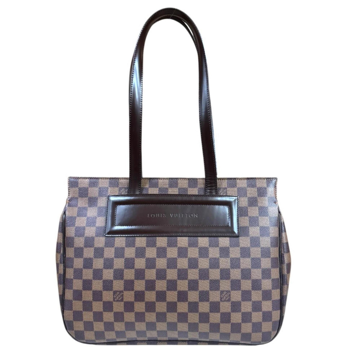 Louis Vuitton Damier Brown Damier Canvas Tote Bag (Pre-Owned)