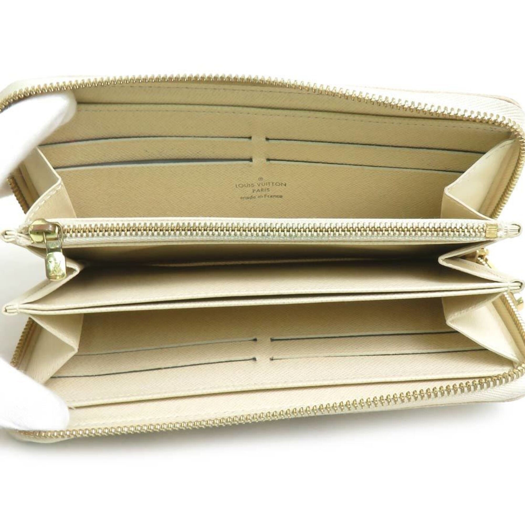 Louis Vuitton Damier Azur Ivory Damier Azur Long Wallet (Bi-Fold) (Pre-Owned)