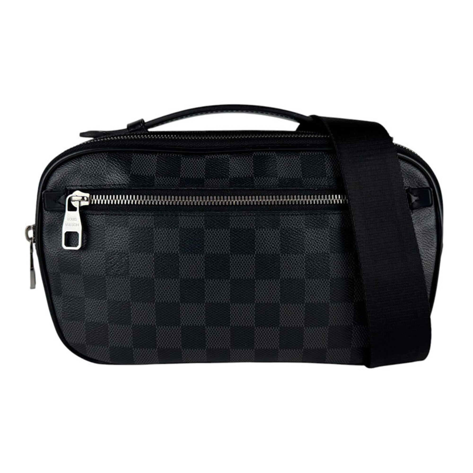 Louis Vuitton Black Damier Graphite Damier Graphite Sling Bag (Pre-Owned)