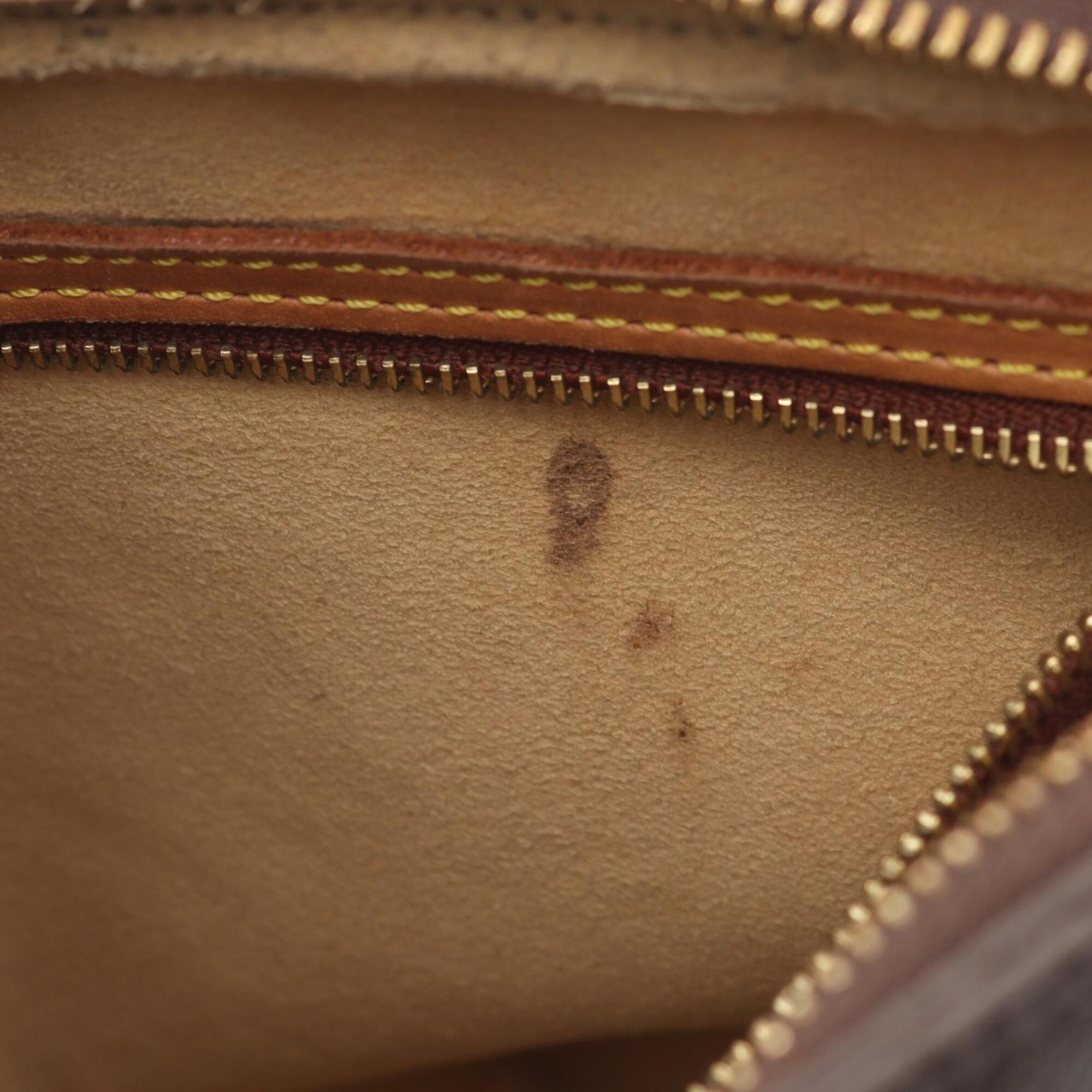 Louis Vuitton Brown Monogram Pvc Coated Canvas Leather Handbag Shoulder Bag (Pre-Owned)