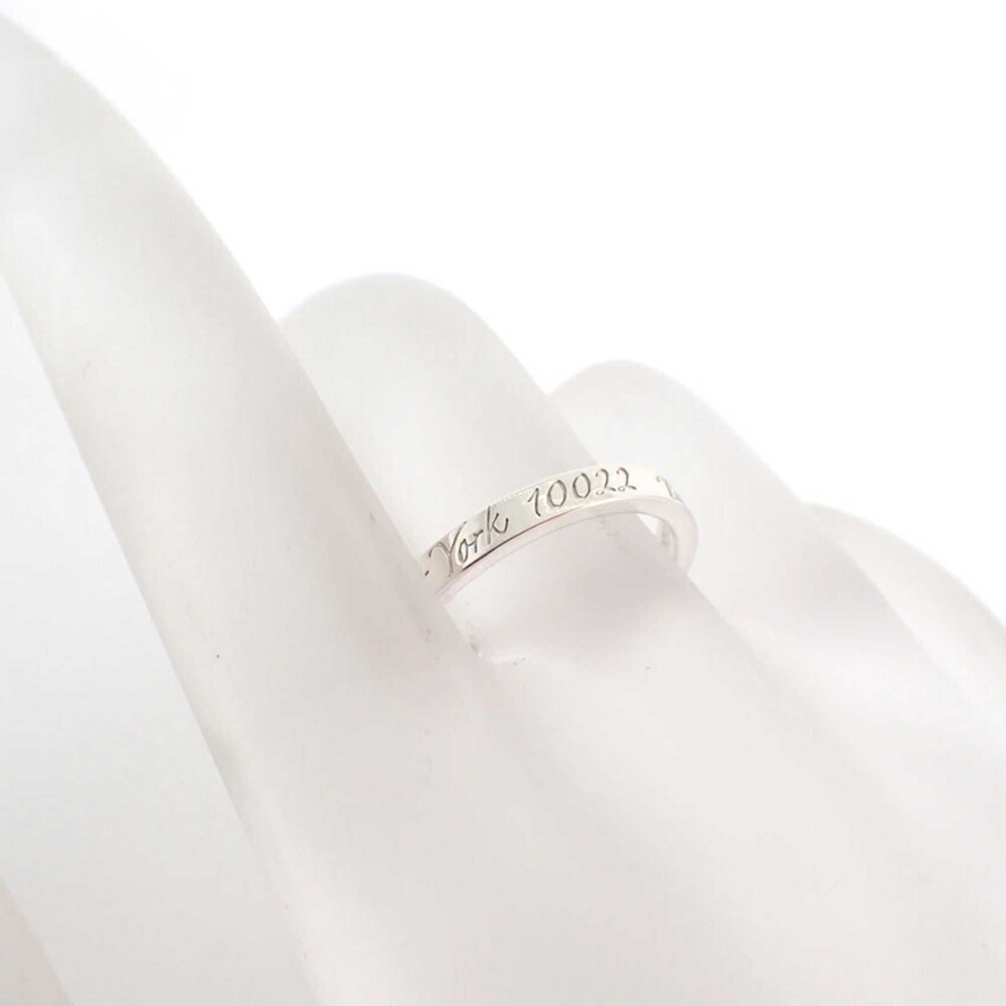 Tiffany Sterling Silver 925 Band Ring (Pre-Owned)