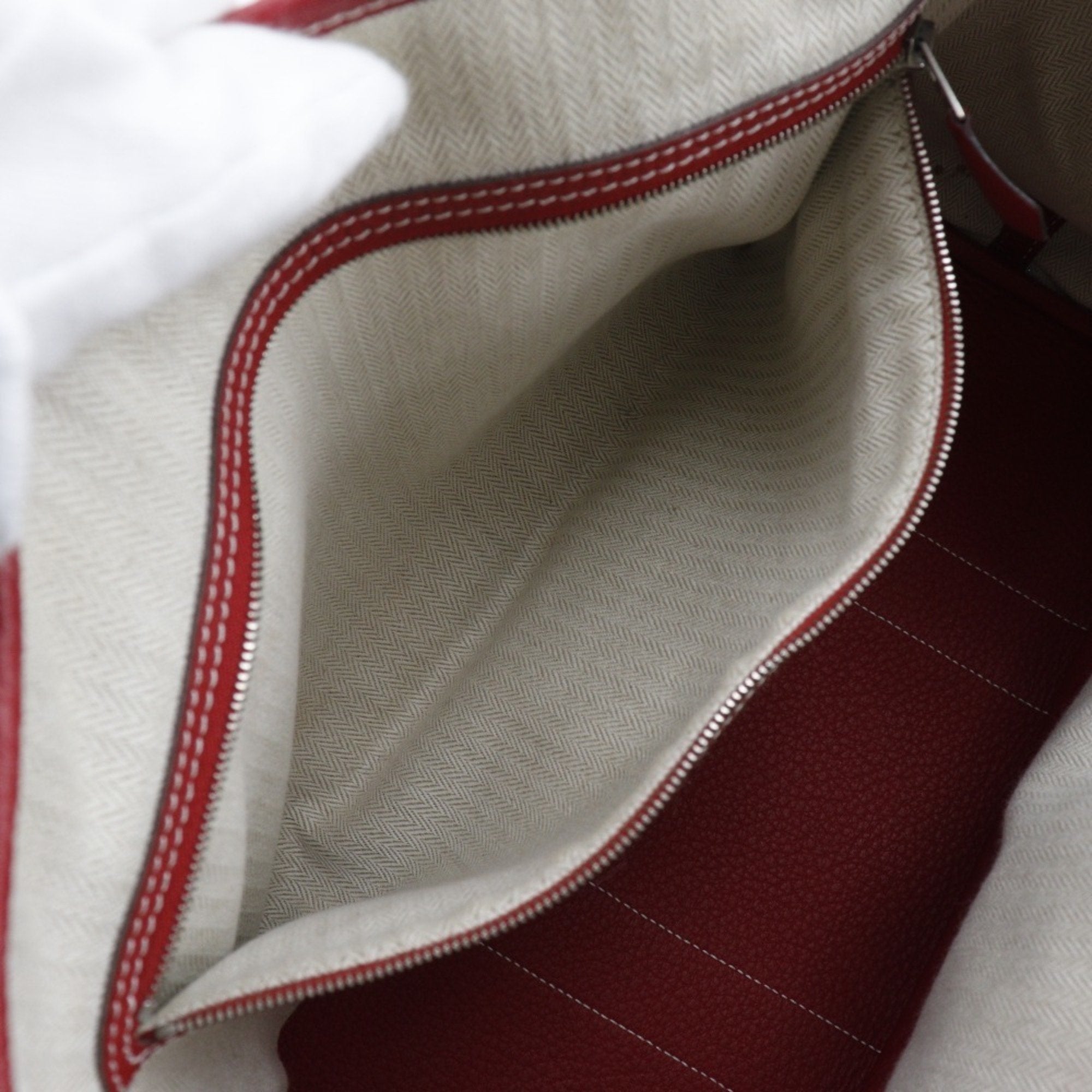 Hermes Red Color Negonda Leather Tote Bag (Pre-Owned)