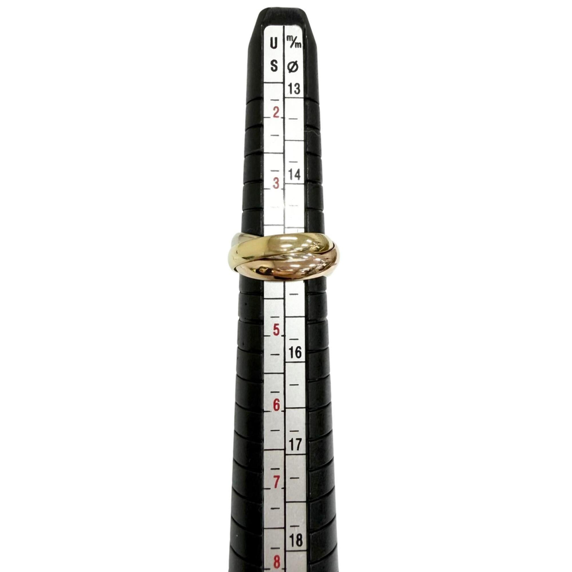 Cartier Pink Gold White Gold Yellow Gold Yellow Gold (18K) Pink Gold (18K) White Gold (18K) Band Ring (Pre-Owned)