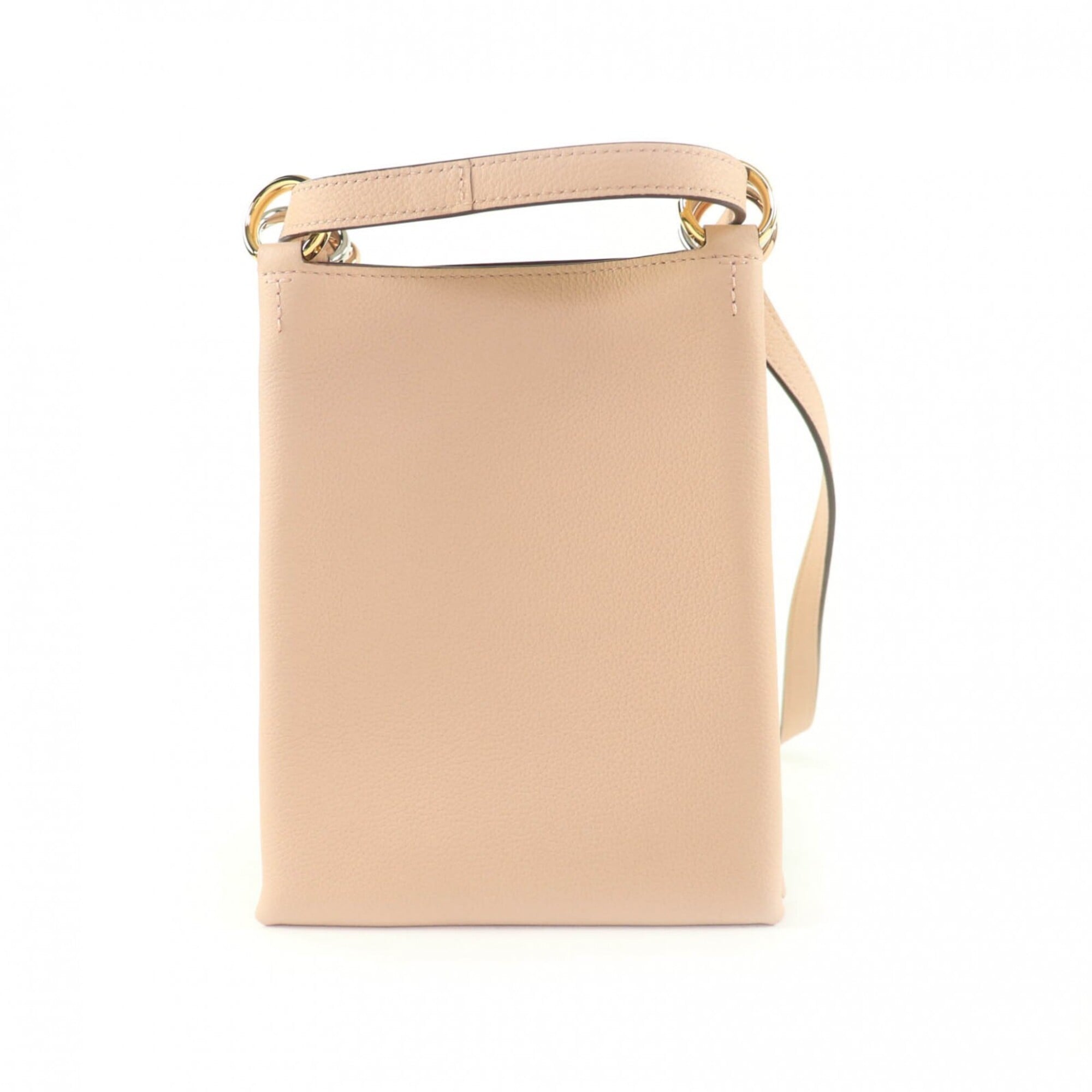Cartier Pink Leather Shoulder Bag (Pre-Owned)