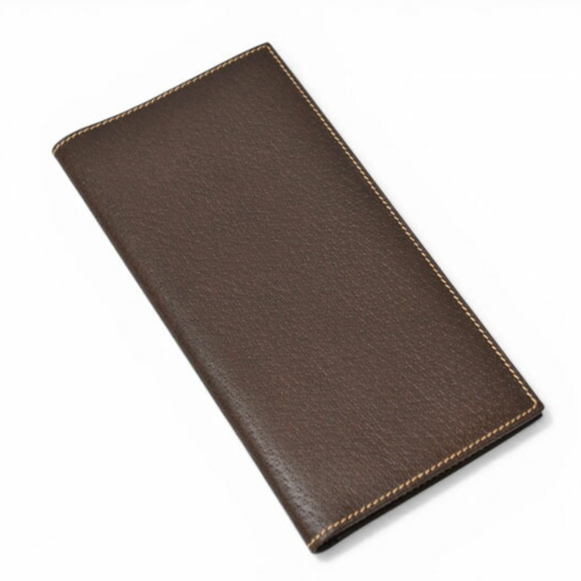 Gucci Brown Leather Long Wallet (Bi-Fold) (Pre-Owned)