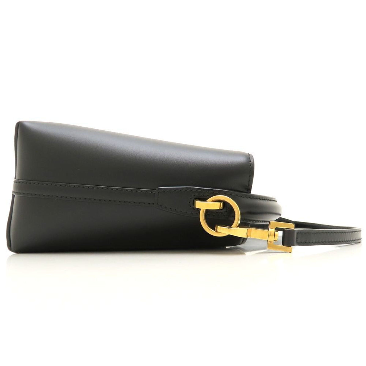Yves Saint Laurent Black Leather Shoulder Bag (Pre-Owned)