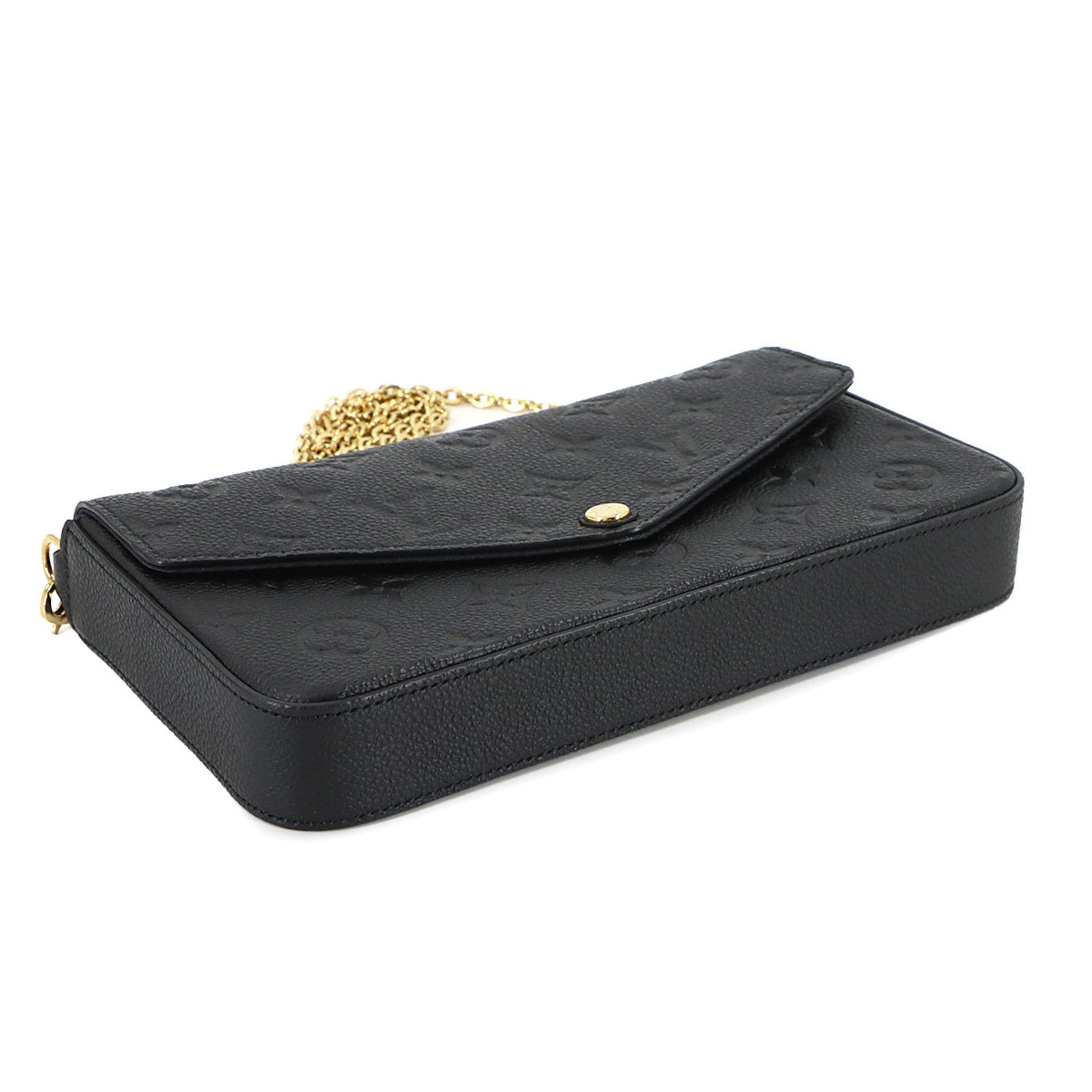 Louis Vuitton Noir Monogram Empreinte Pochette (Pre-Owned)