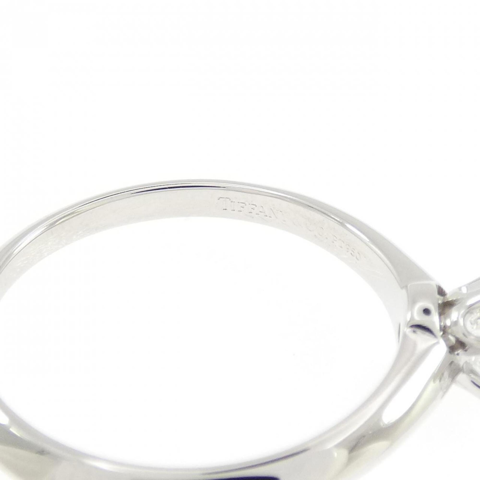 Tiffany Platinum Platinum 950 Band Ring (Pre-Owned)