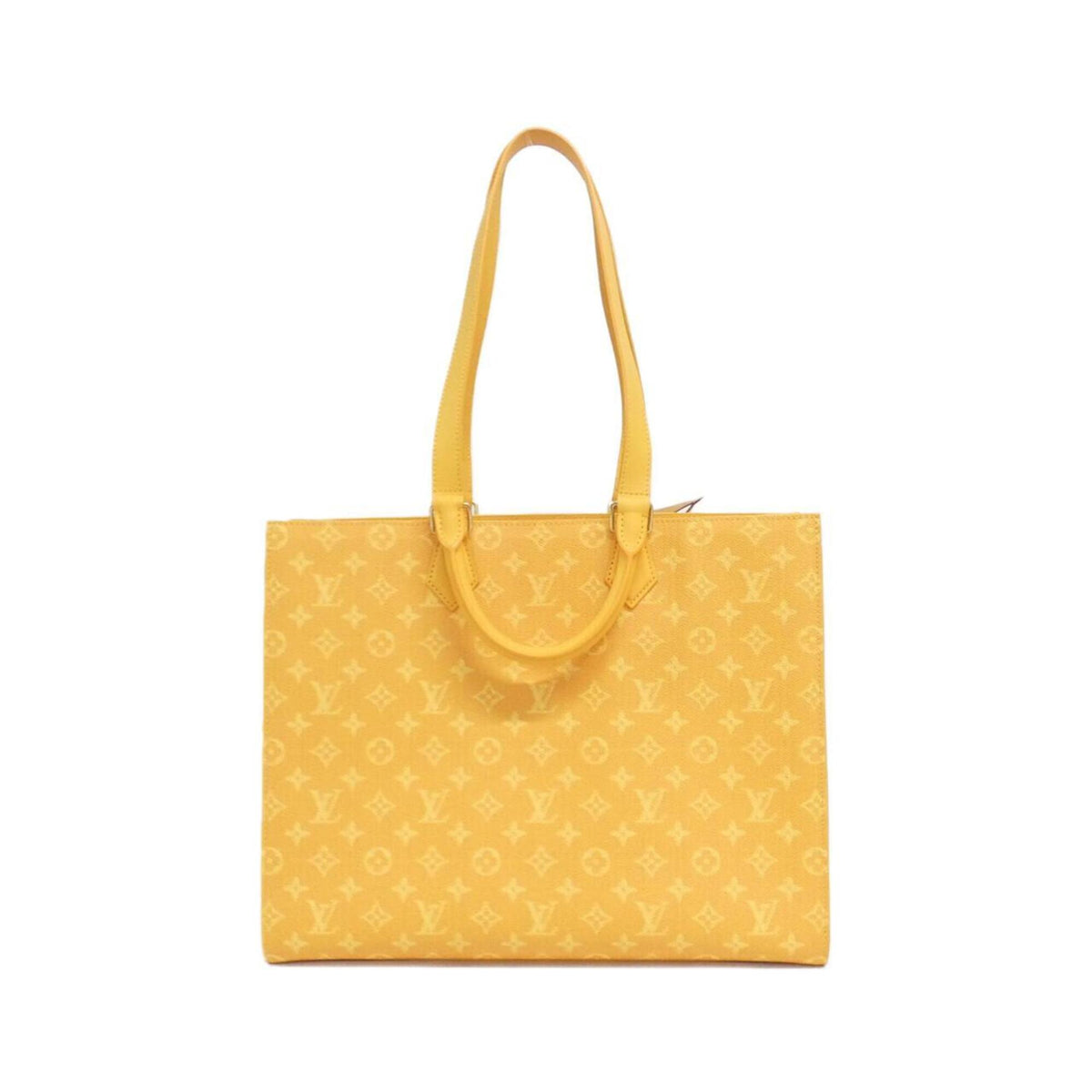 Louis Vuitton Jaune Monogram Coated Canvas Handbag (Pre-Owned)