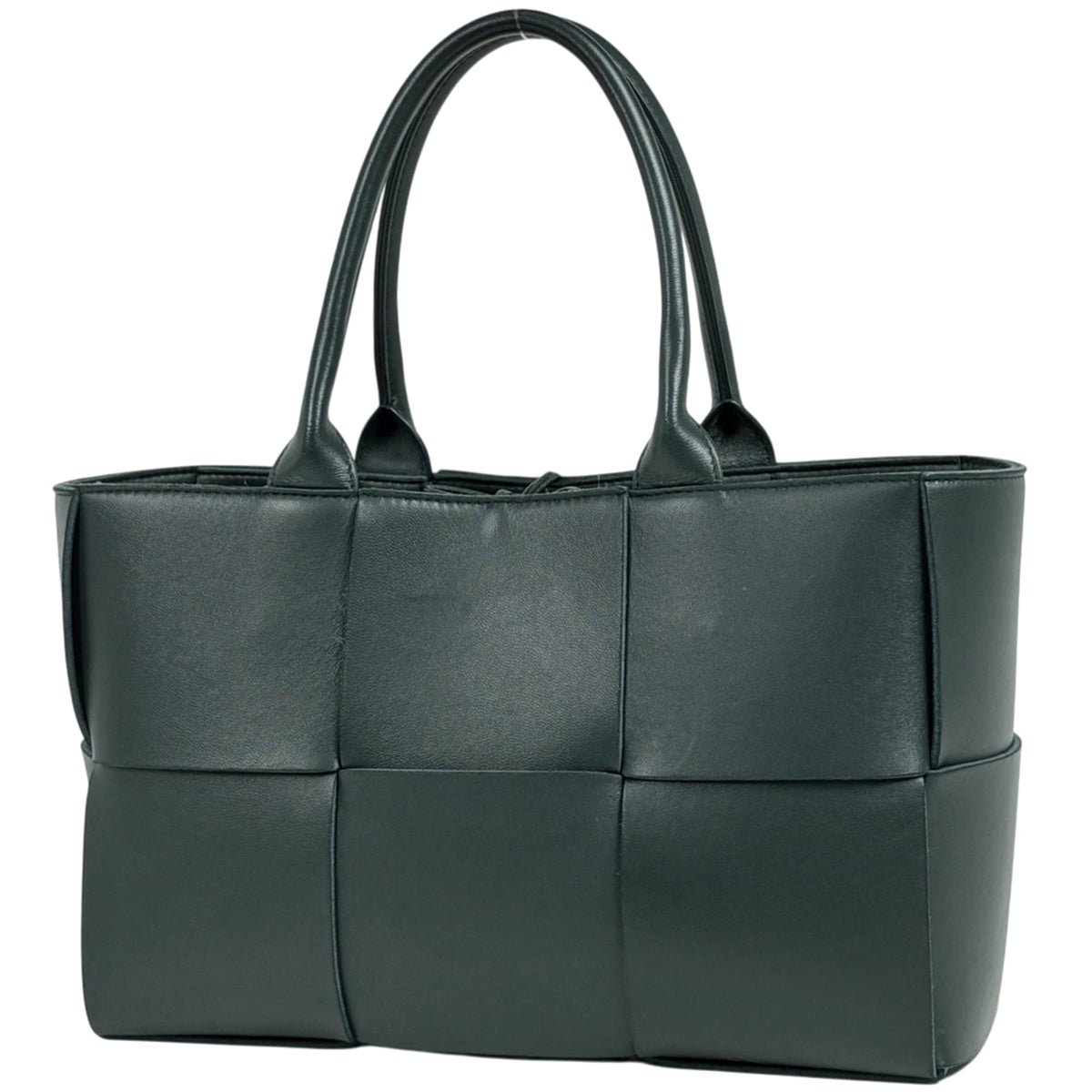 Bottega Veneta Green Leather Tote Bag (Pre-Owned)