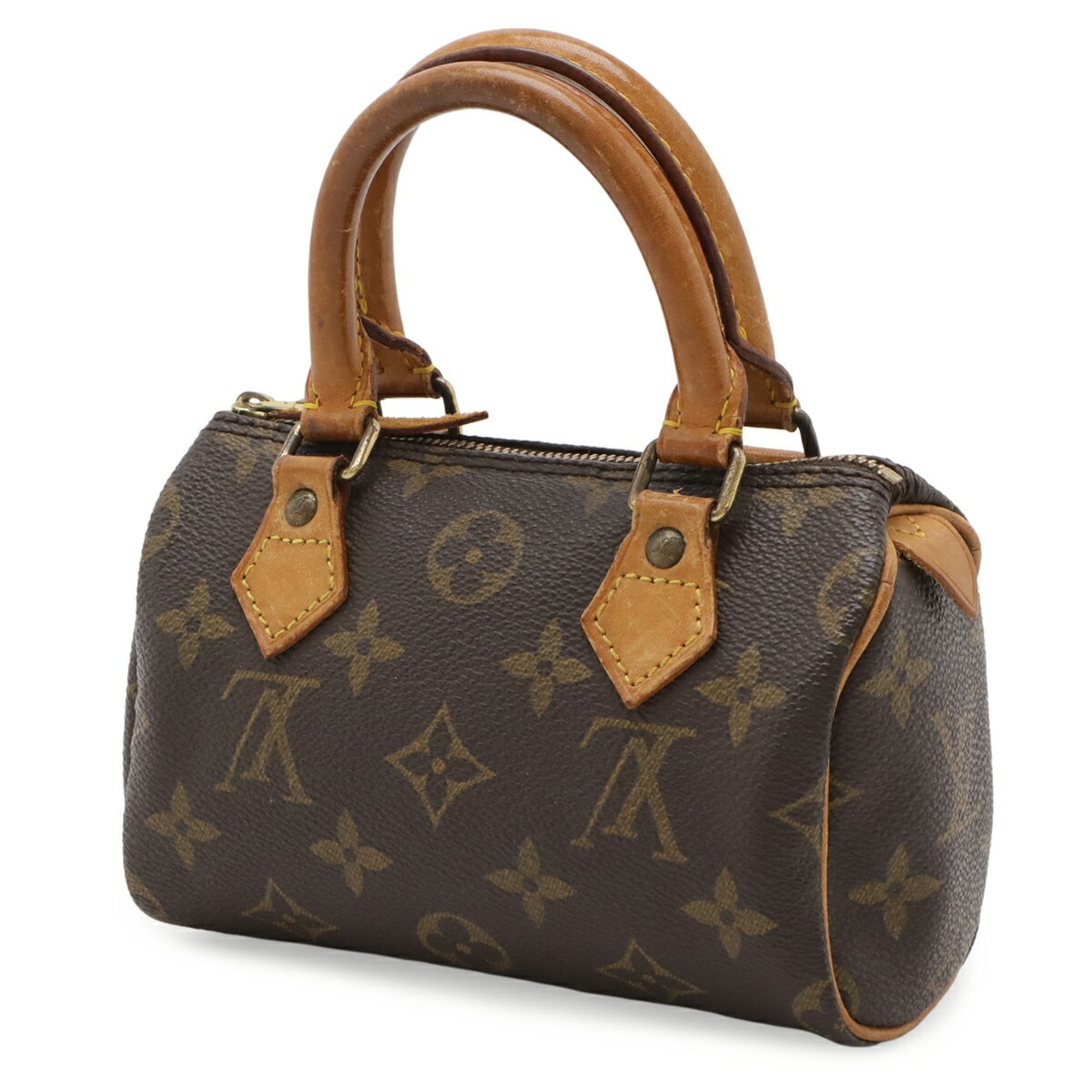 Louis Vuitton Brown Monogram Canvas Pvc Coated Canvas Handbag Pouch (Pre-Owned)