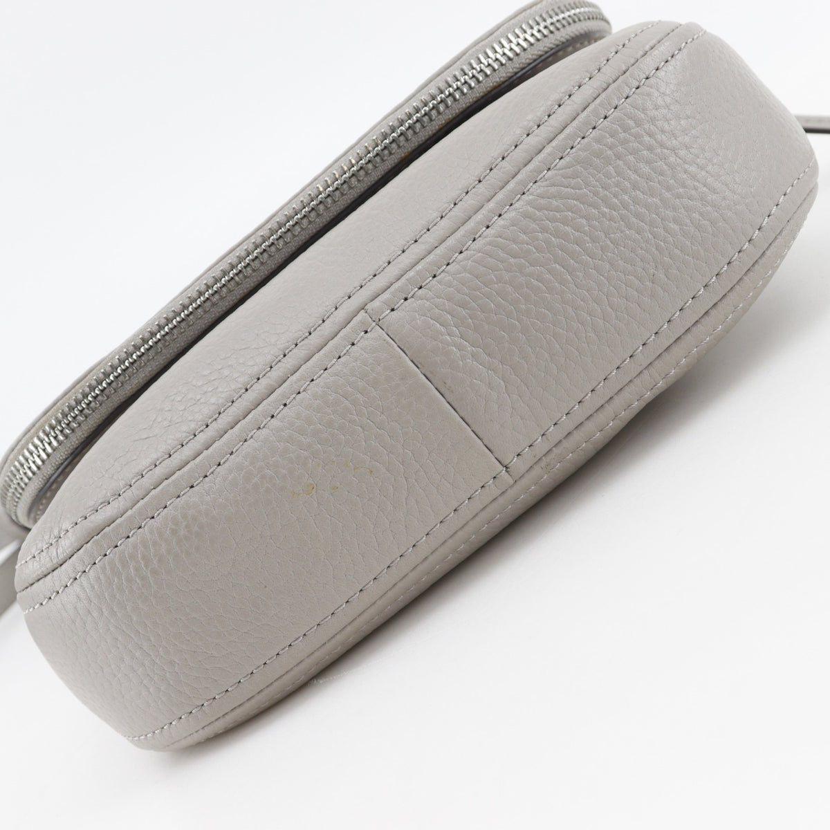 Michael Kors Gray Leather Shoulder Bag (Pre-Owned)