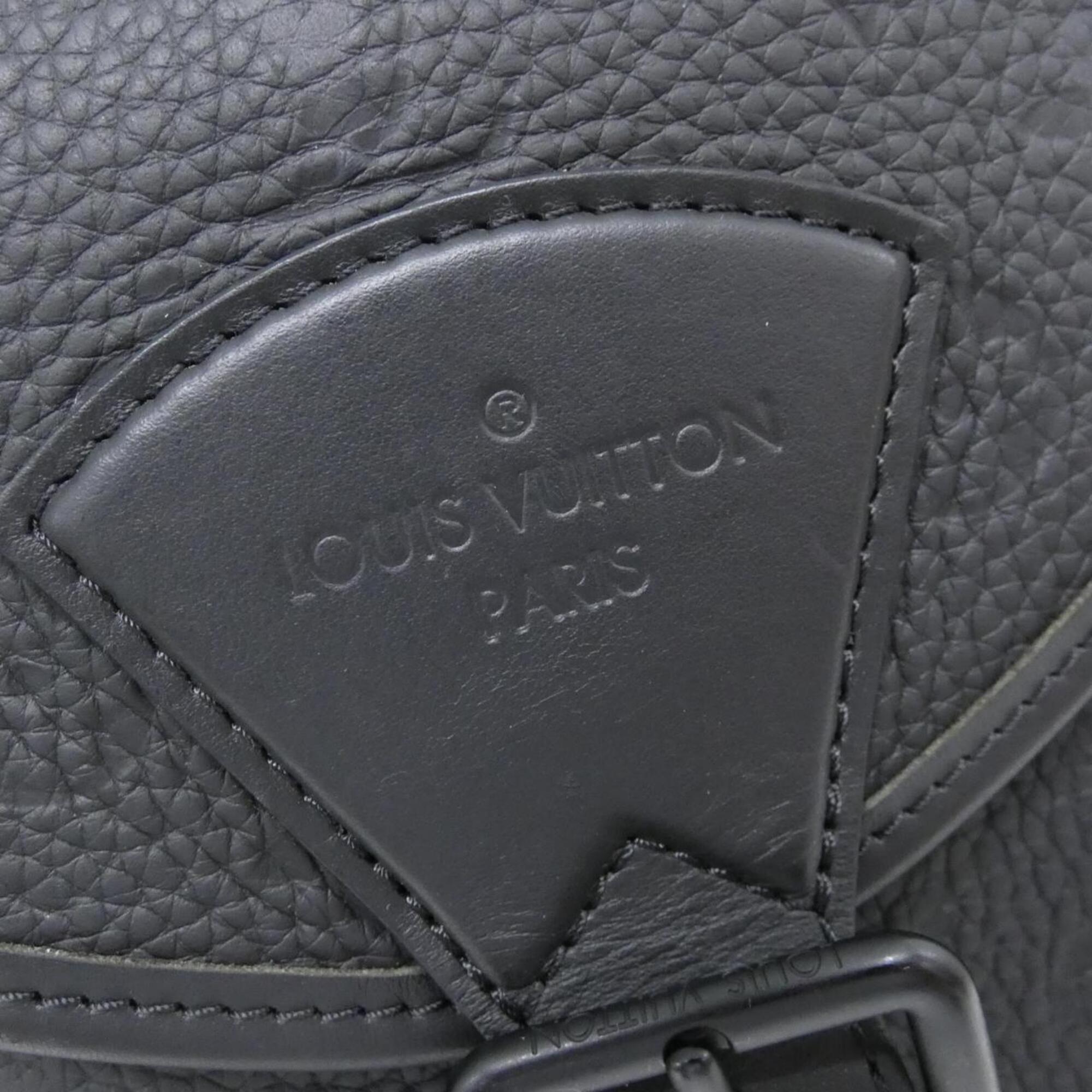 Louis Vuitton Taurillon Black Leather Backpack (Pre-Owned)