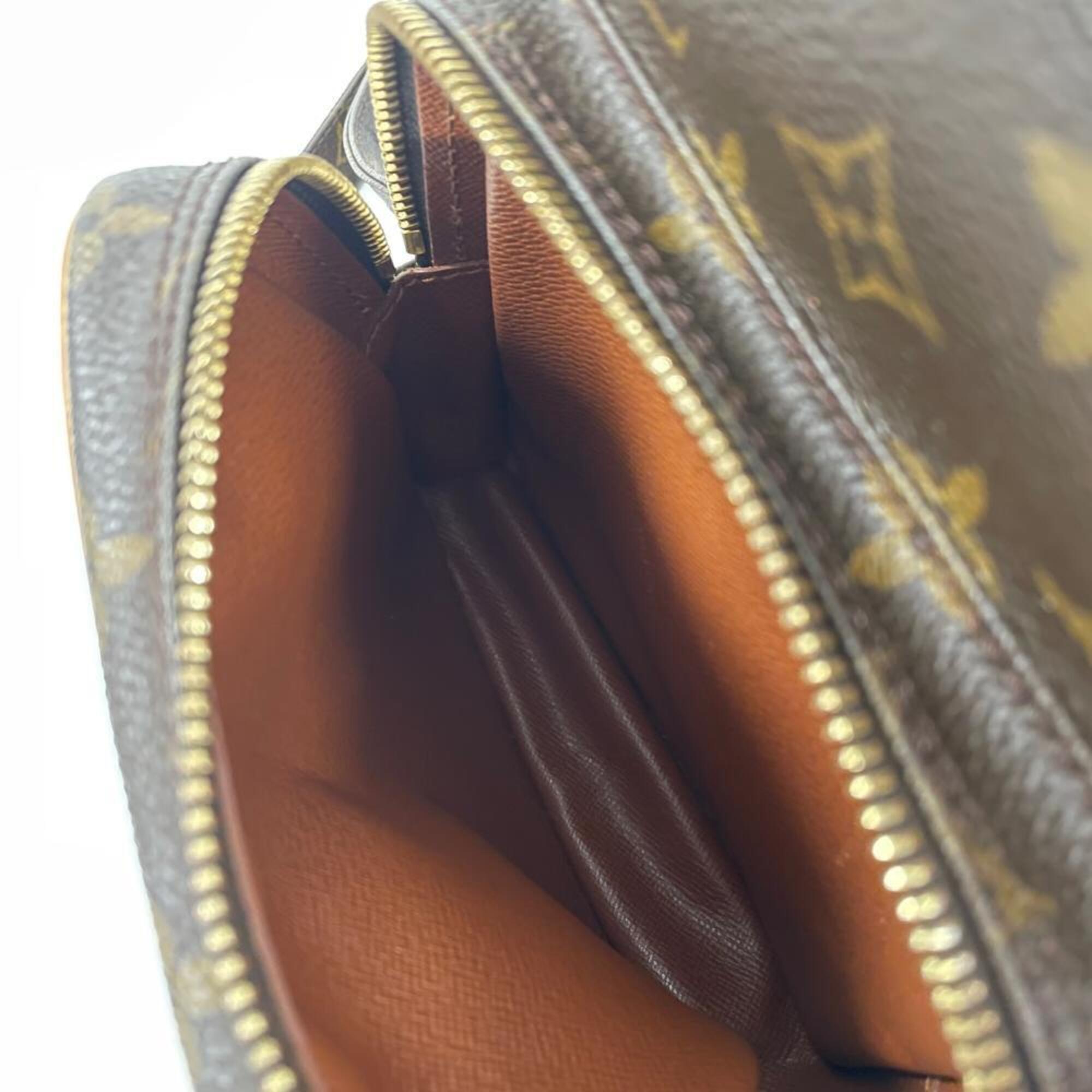 Louis Vuitton Brown Monogram Canvas Shoulder Bag (Pre-Owned)