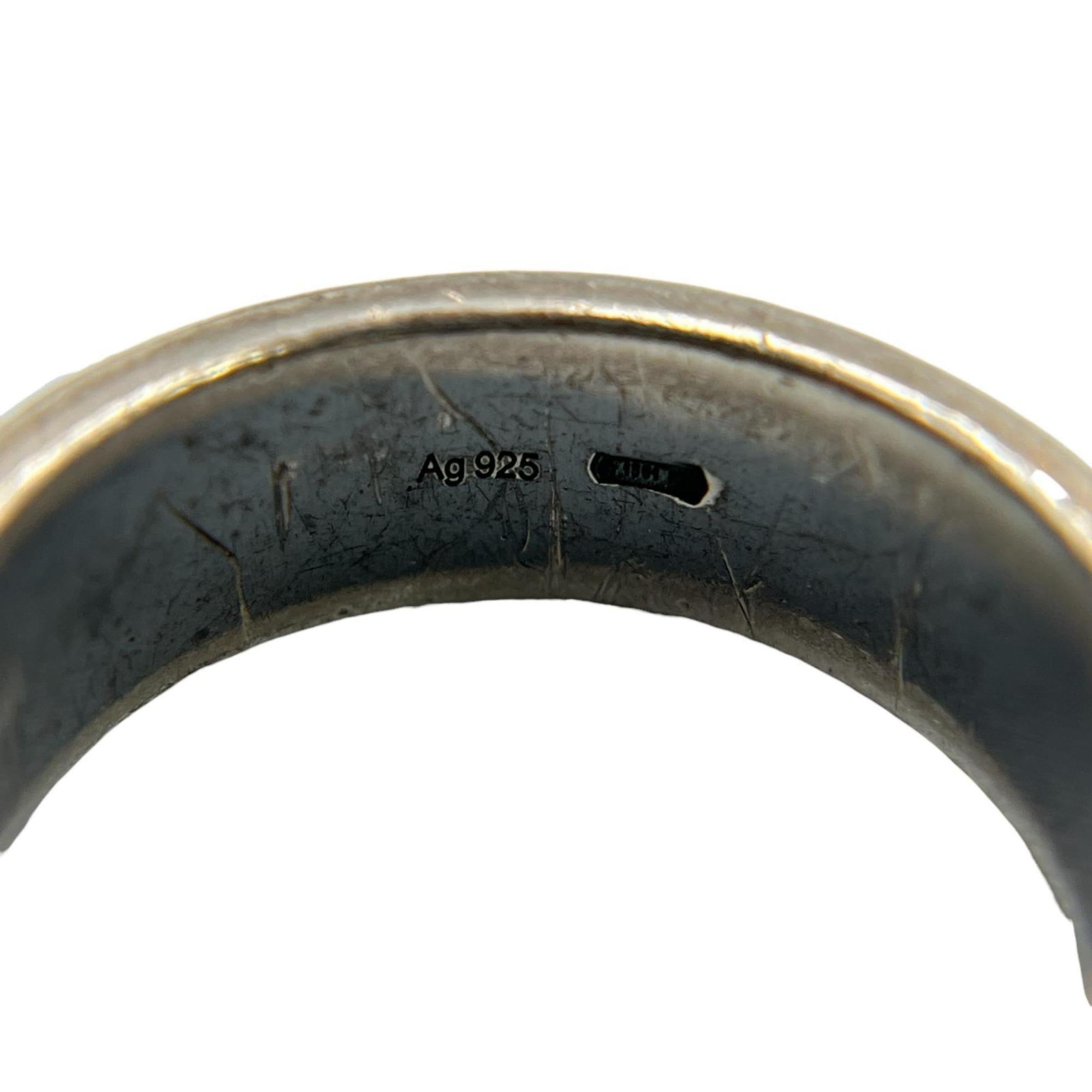 Gucci Silver Silver 925 Band Ring (Pre-Owned)