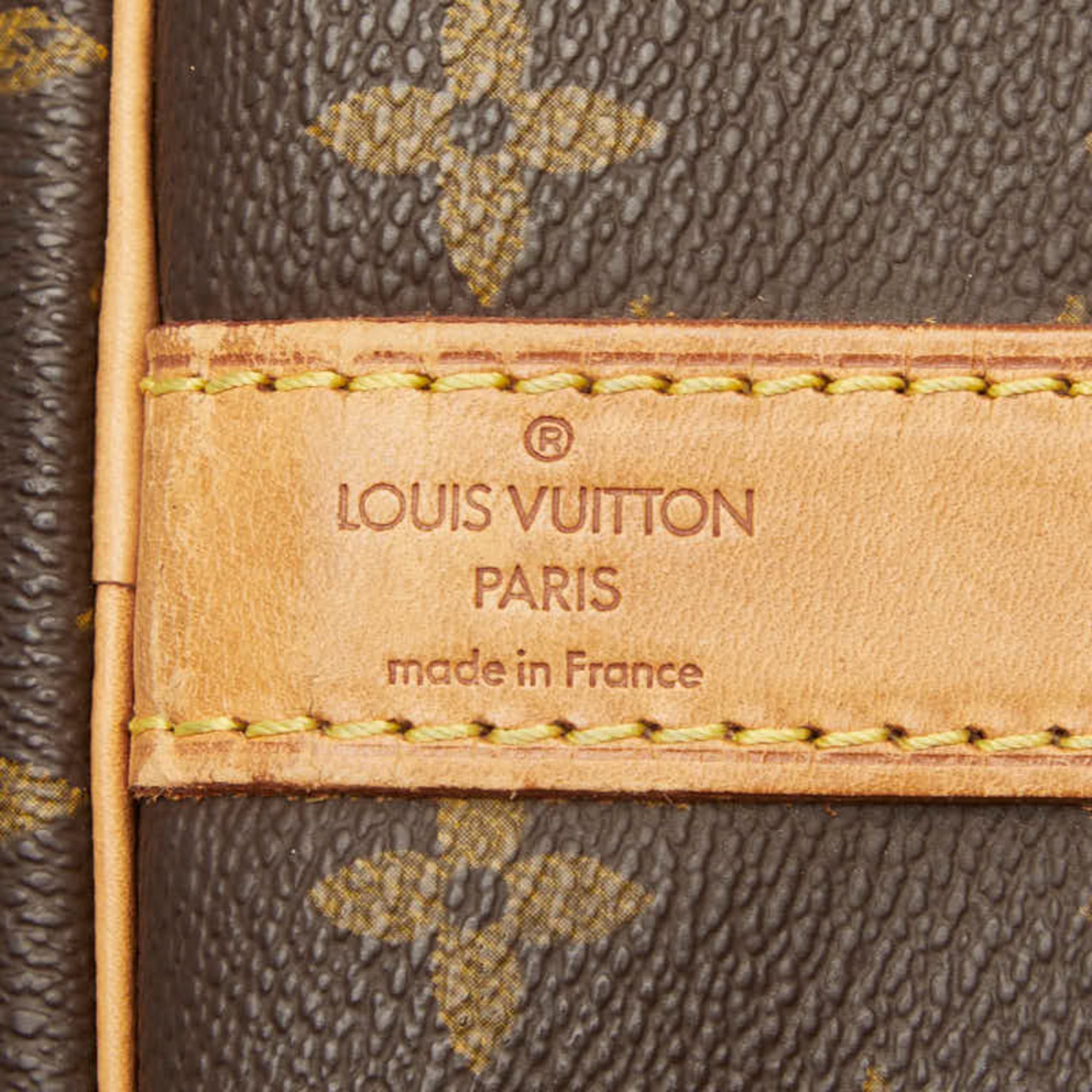 Louis Vuitton Monogram Brown Pvc Leather Boston Bag Shoulder Bag (Pre-Owned)