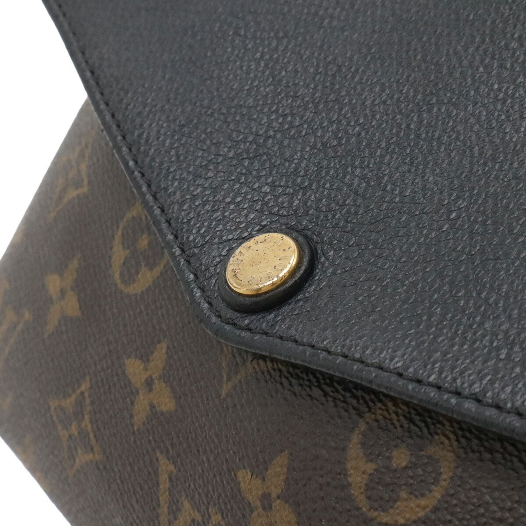 Louis Vuitton Monogram Black Noir Monogram Leather Pochette Shoulder Bag (Pre-Owned)