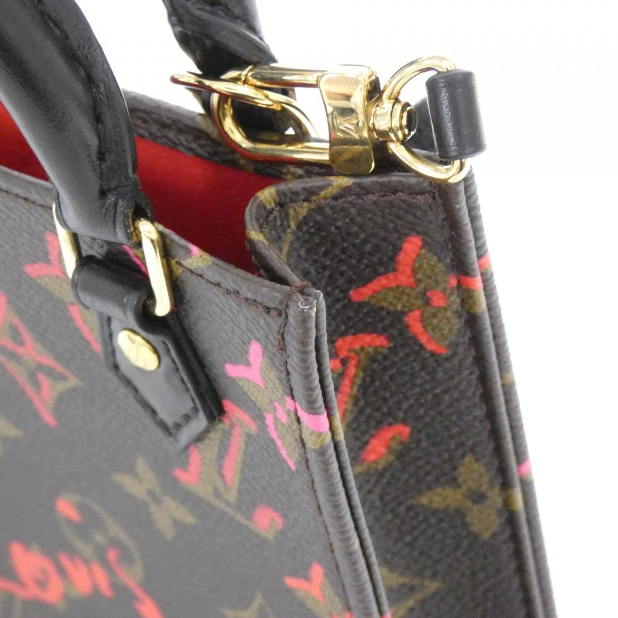 Louis Vuitton Brown Coated Canvas Handbag (Pre-Owned)