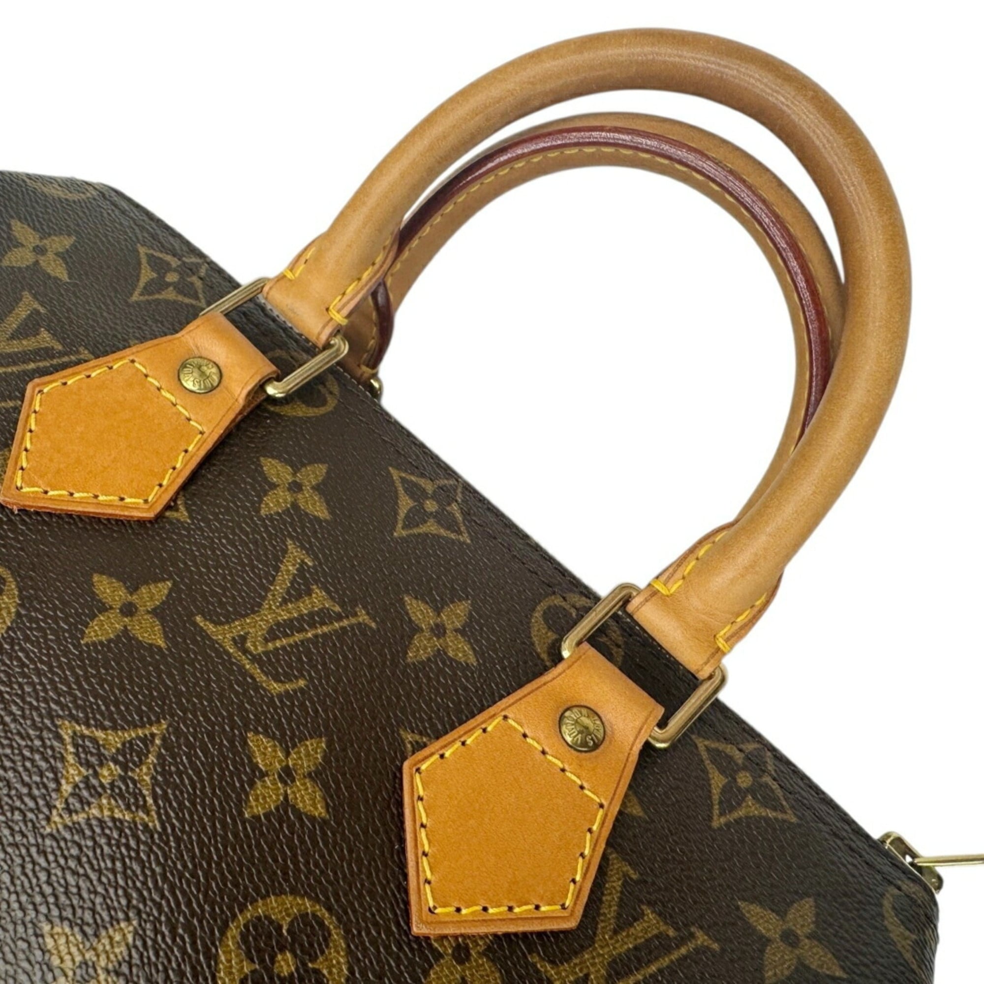 Louis Vuitton Brown Monogram Boston Bag Handbag (Pre-Owned)