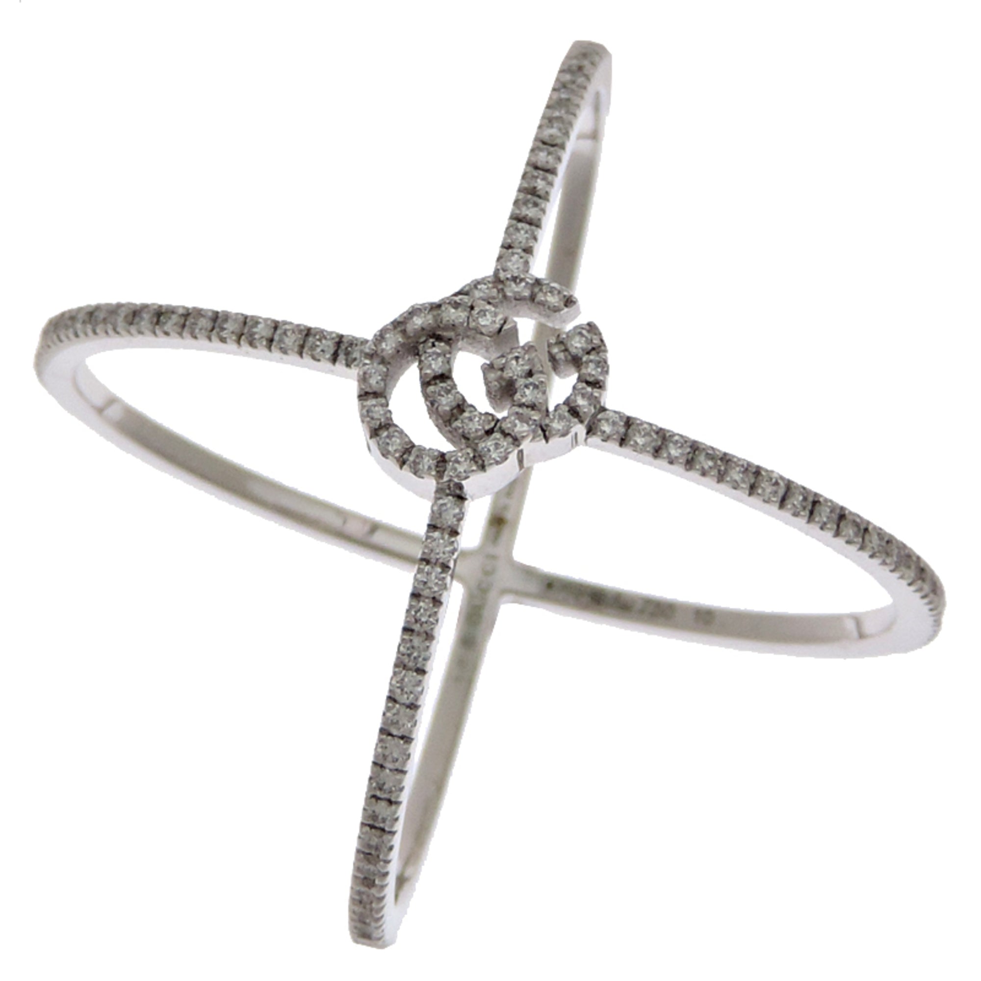 Gucci White Gold (18K) Band Ring (Pre-Owned)