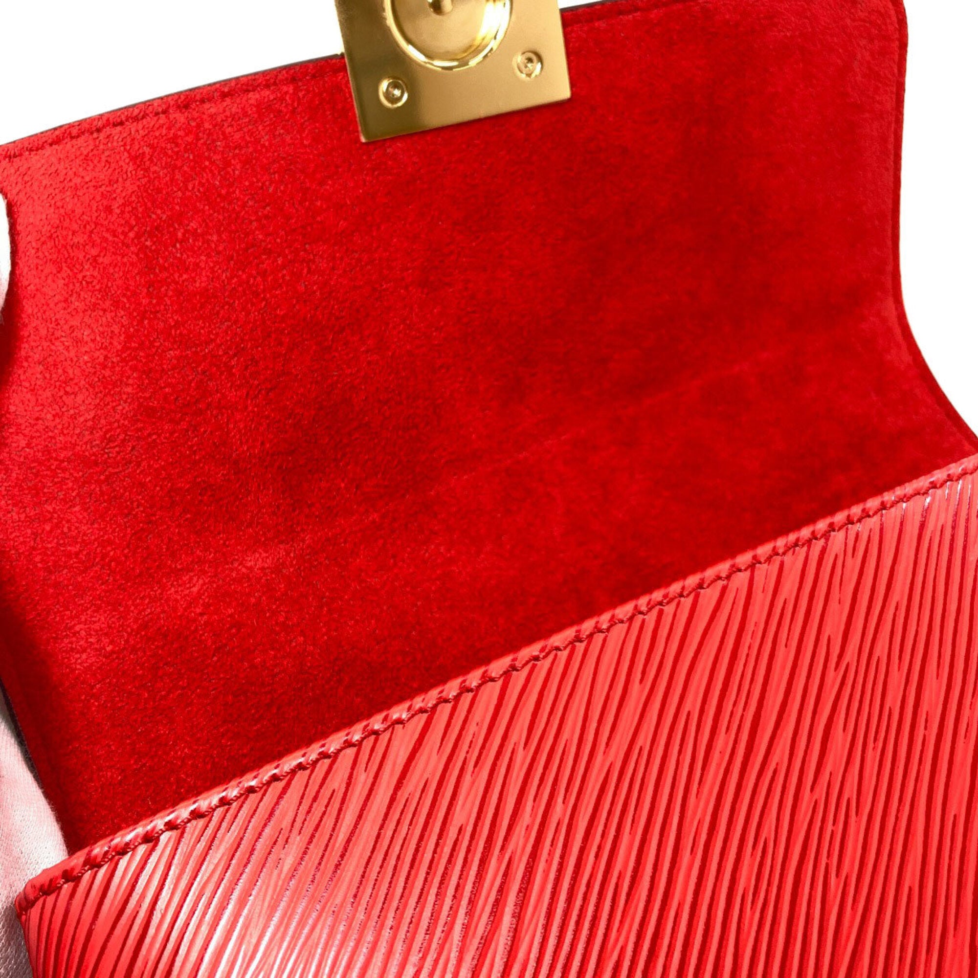 Louis Vuitton Red Color Epi Leather Handbag (Pre-Owned)