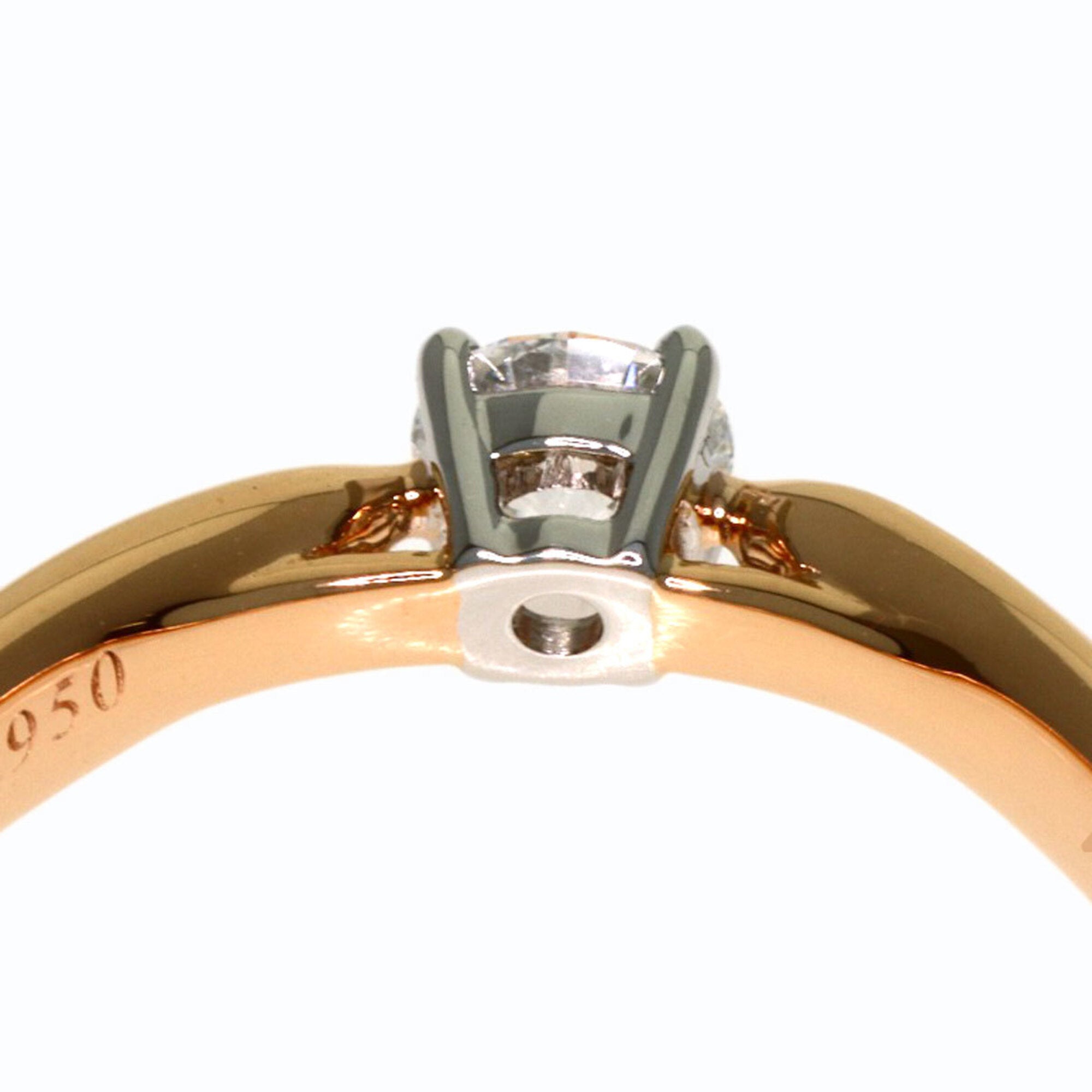 Tiffany Pink Gold (18K) Platinum 950 Band Ring (Pre-Owned)