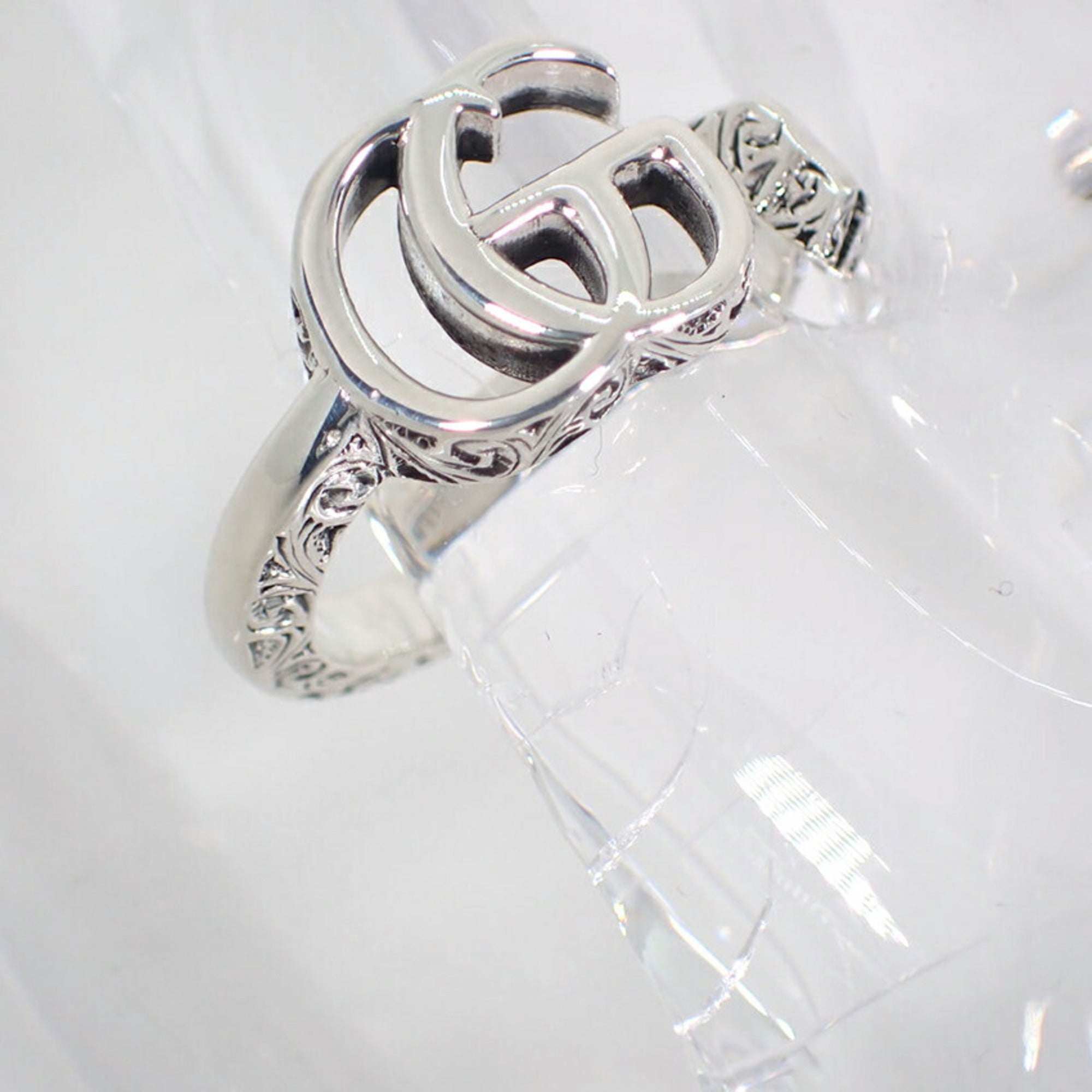 Gucci Sterling Silver 925 Band Ring (Pre-Owned)