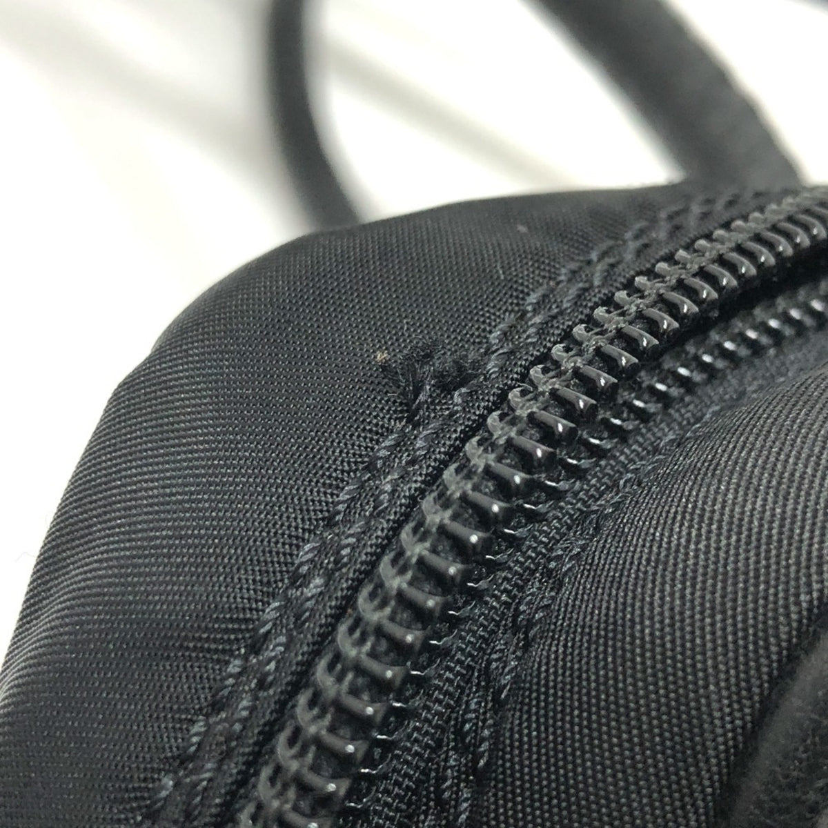 Celine Black Nylon Leather Shoulder Bag (Pre-Owned)