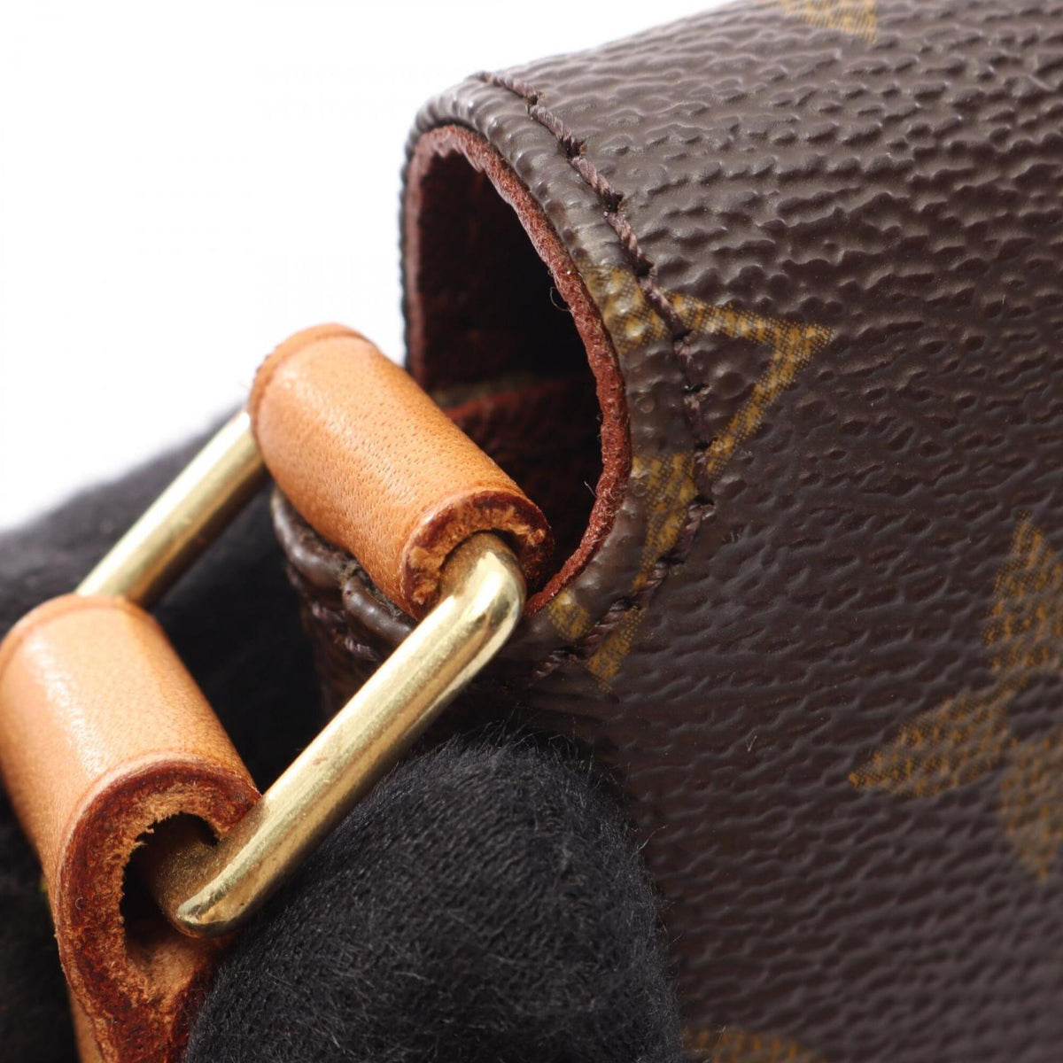 Louis Vuitton Brown Monogram Monogram Leather Handbag Shoulder Bag (Pre-Owned)