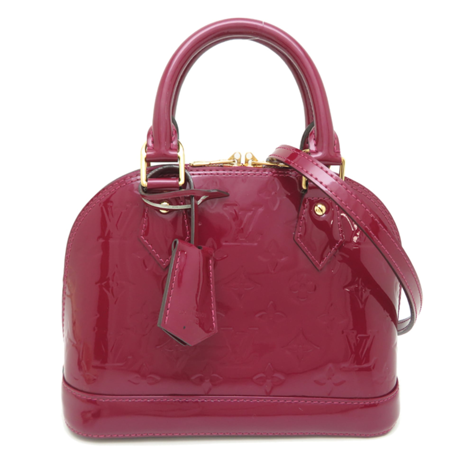 Louis Vuitton Purple Monogram Vernis Handbag (Pre-Owned)