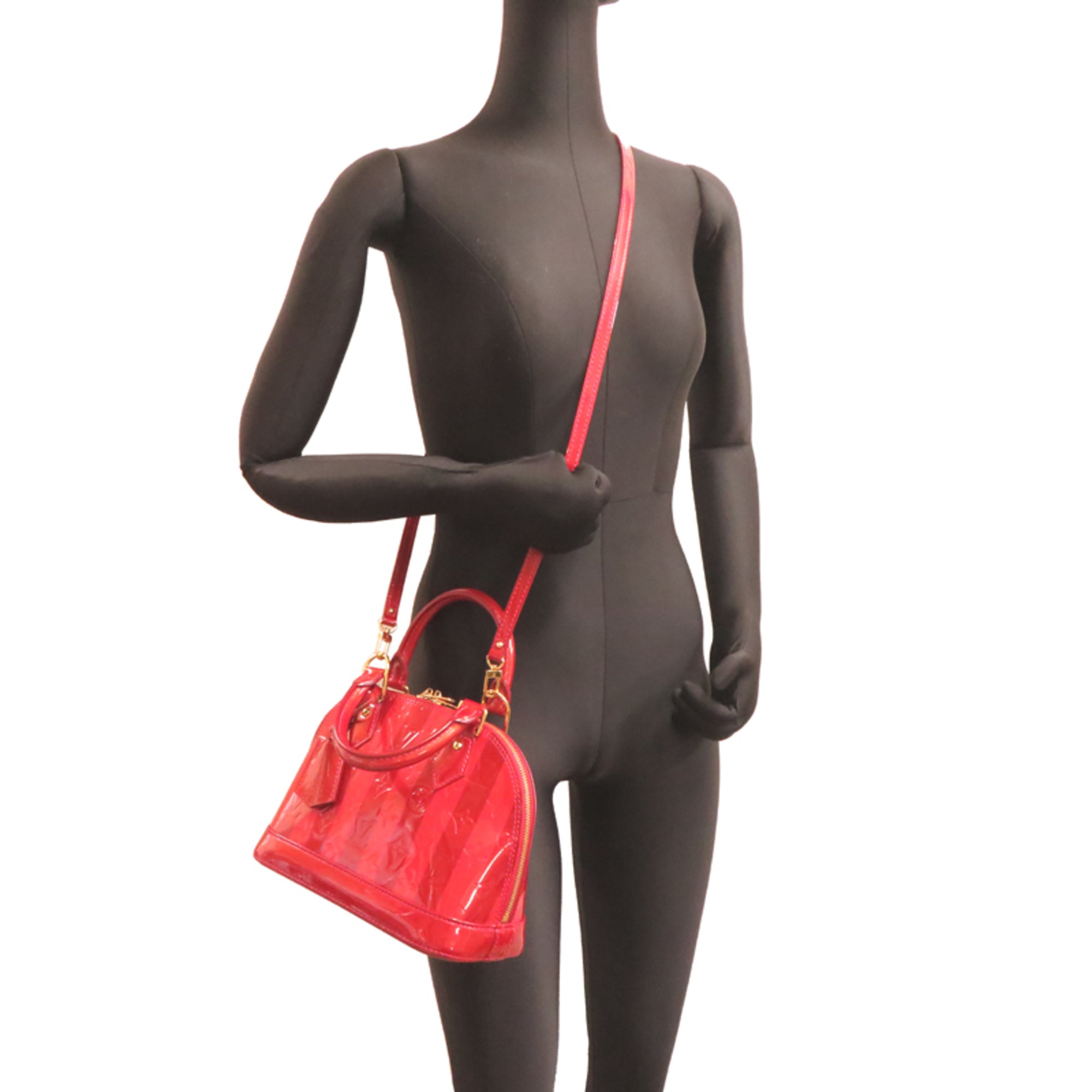 Louis Vuitton Pomme D'amour Vernis Handbag (Pre-Owned)
