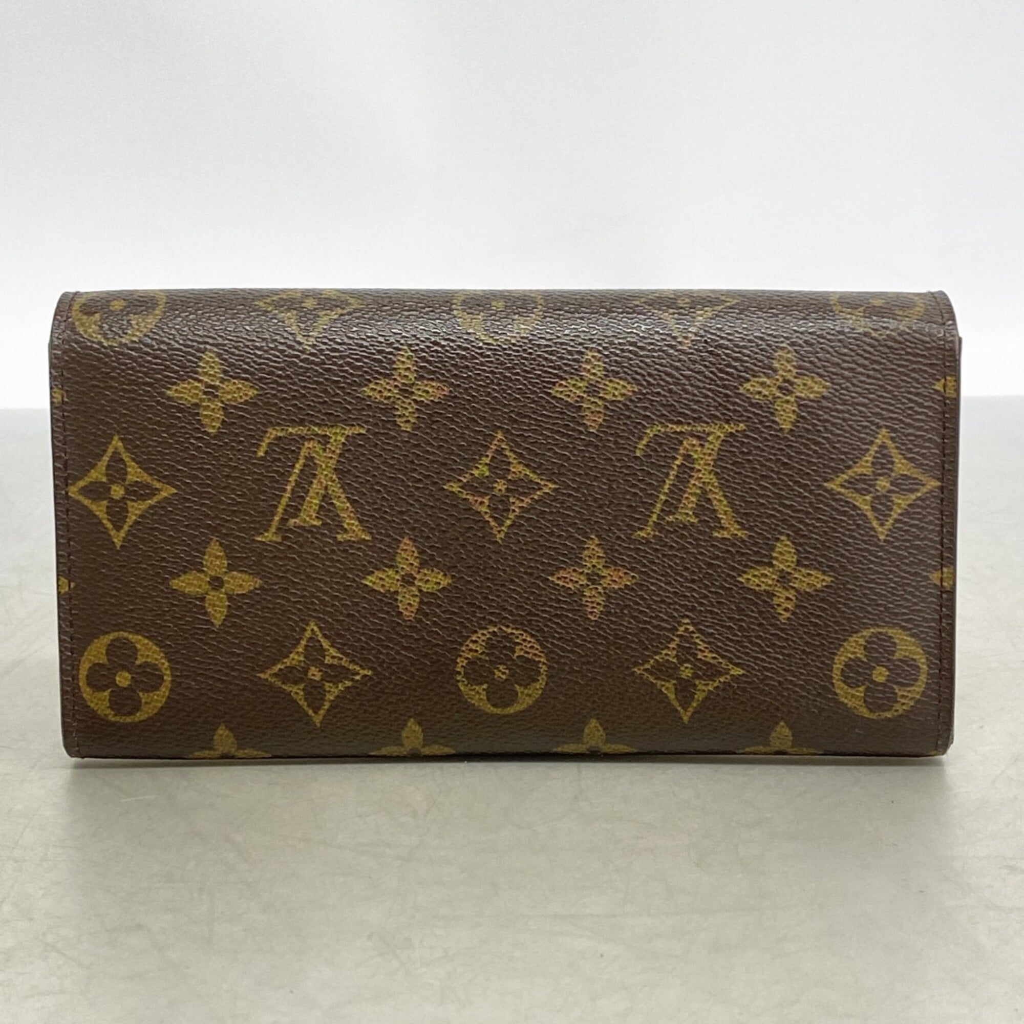 Louis Vuitton Brown Long Wallet (Bi-Fold) (Pre-Owned)
