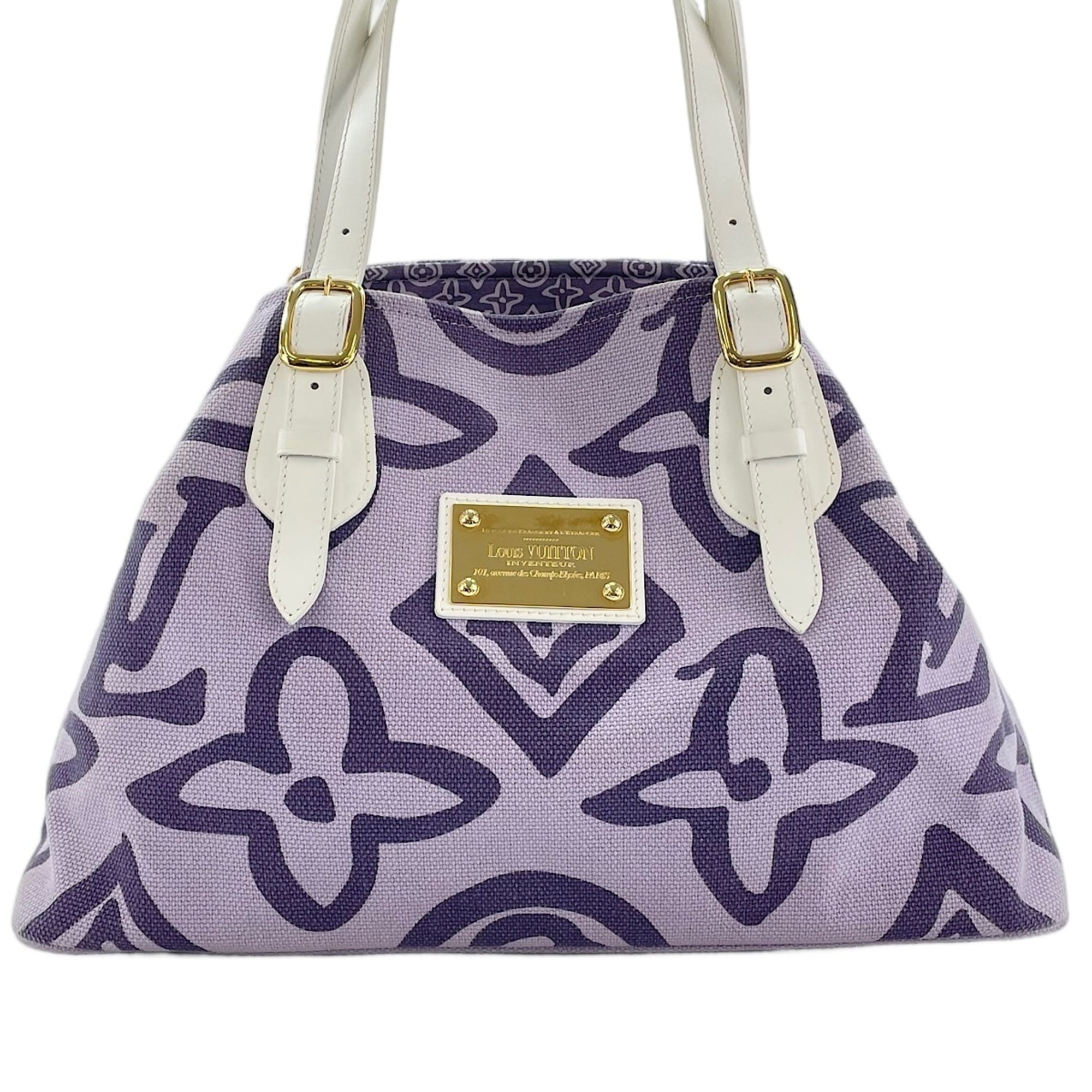 Louis Vuitton Purple Tote Bag (Pre-Owned)