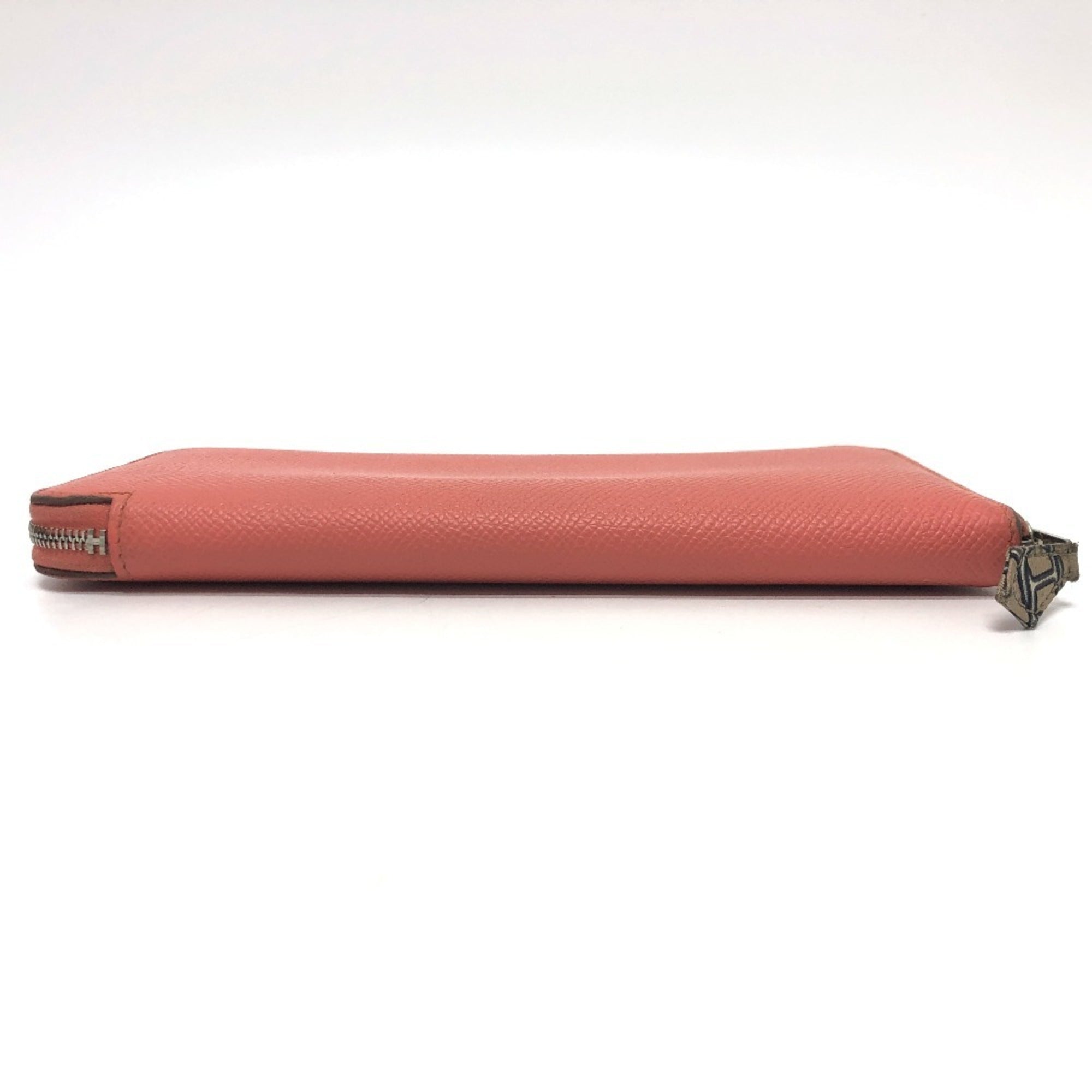 Hermes Azap Pink Epsom Leather Long Wallet (Bi-Fold) (Pre-Owned)