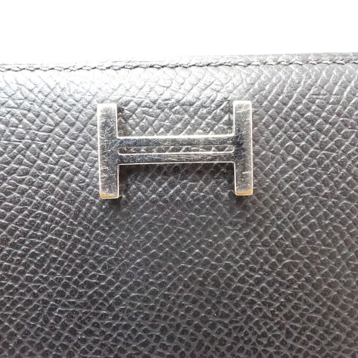 Hermes Black Epsom Leather Wallet (Bi-Fold) (Pre-Owned)