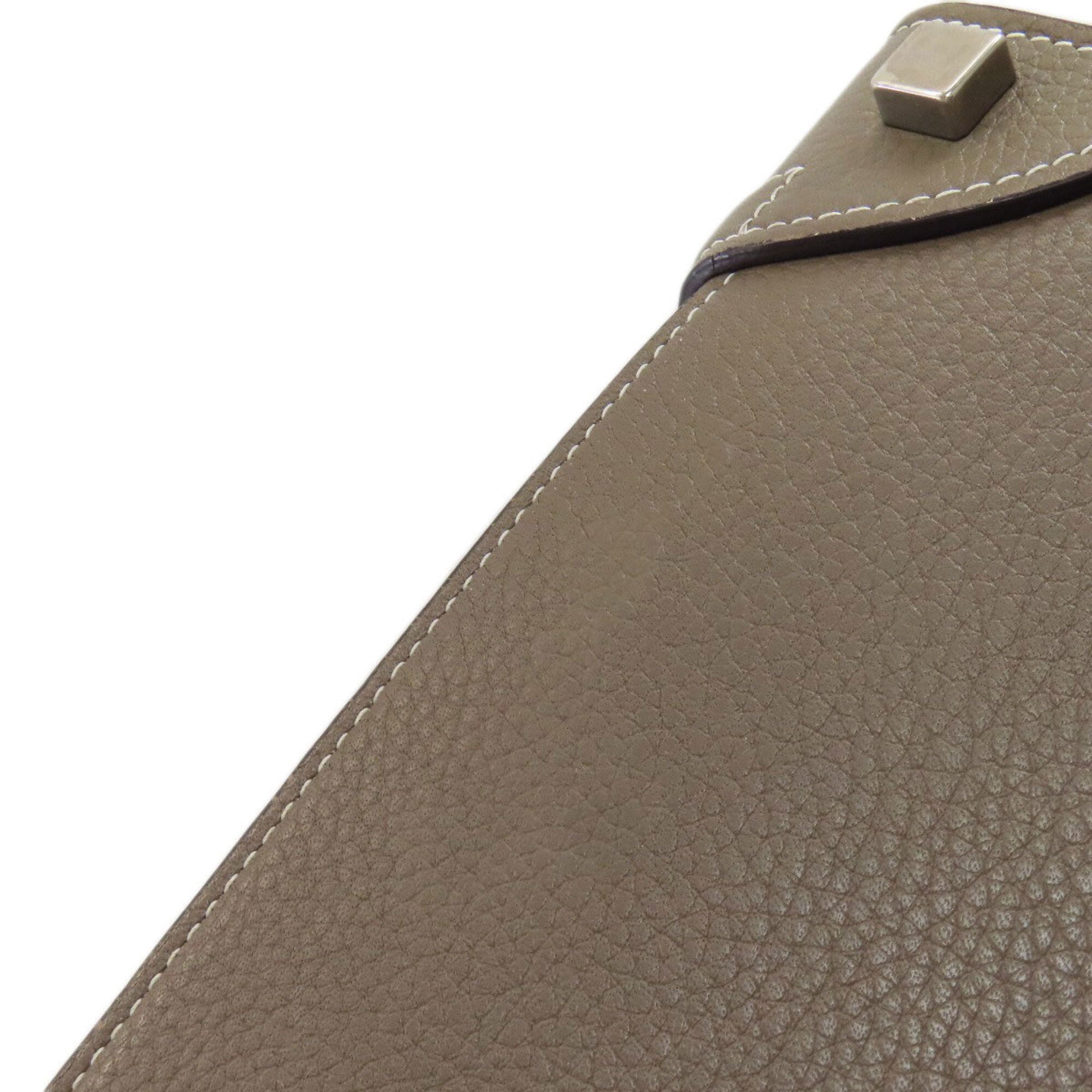 Celine Grayish Leather Handbag (Pre-Owned)