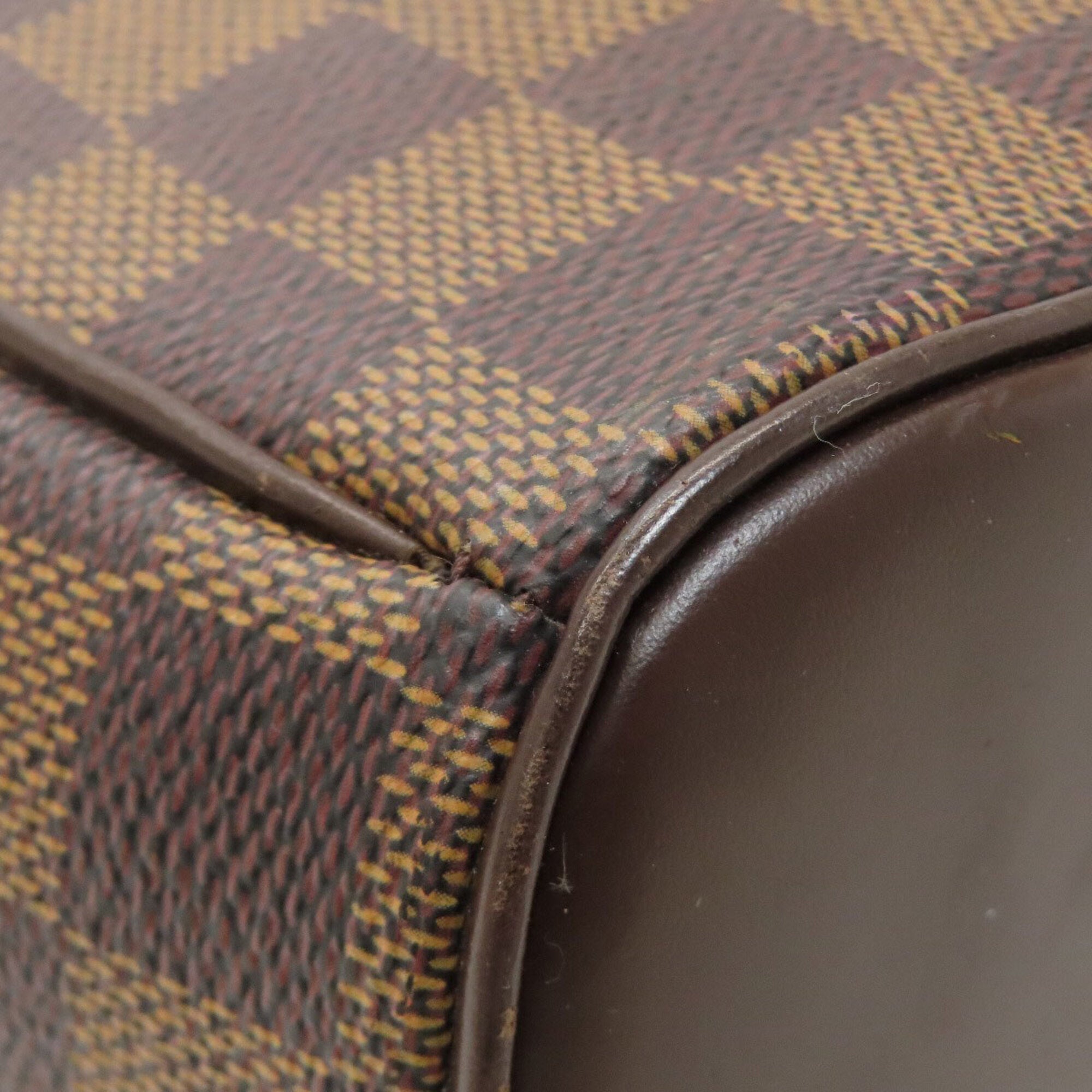 Louis Vuitton Brown Damier Canvas Ebene Damier Canvas Shoulder Bag (Pre-Owned)