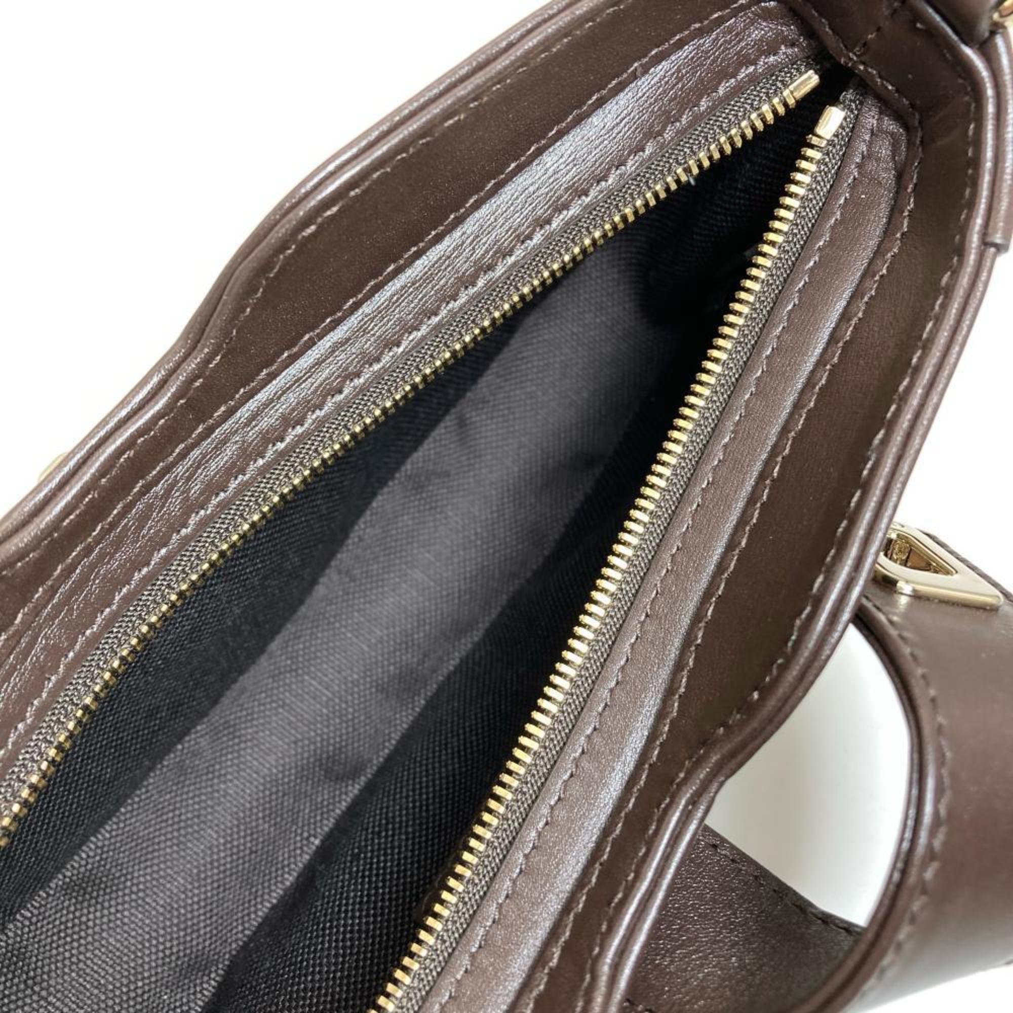 Gucci Gg Canvas Beige Gg Canvas Shoulder Bag (Pre-Owned)