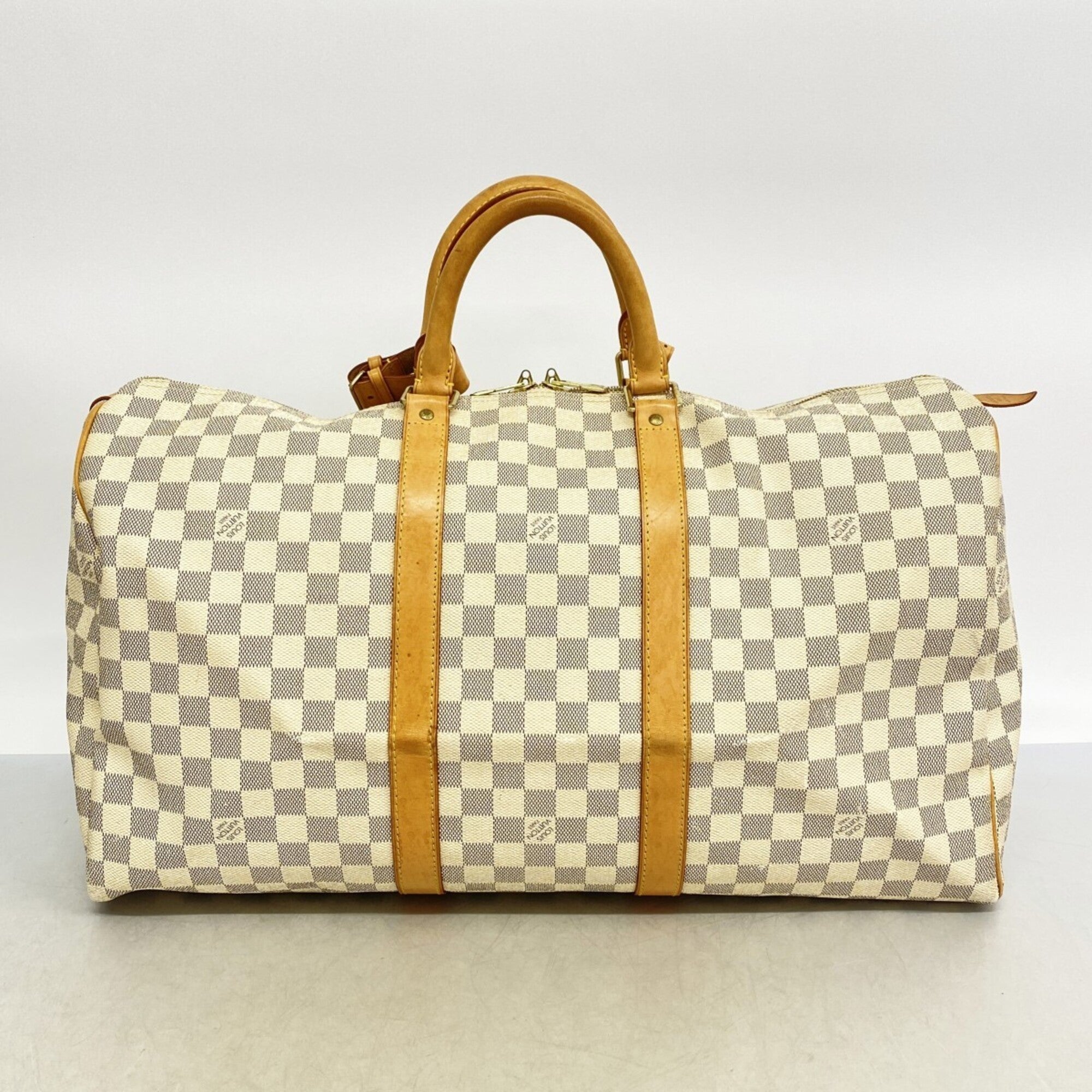 Louis Vuitton White Boston Bag (Pre-Owned)