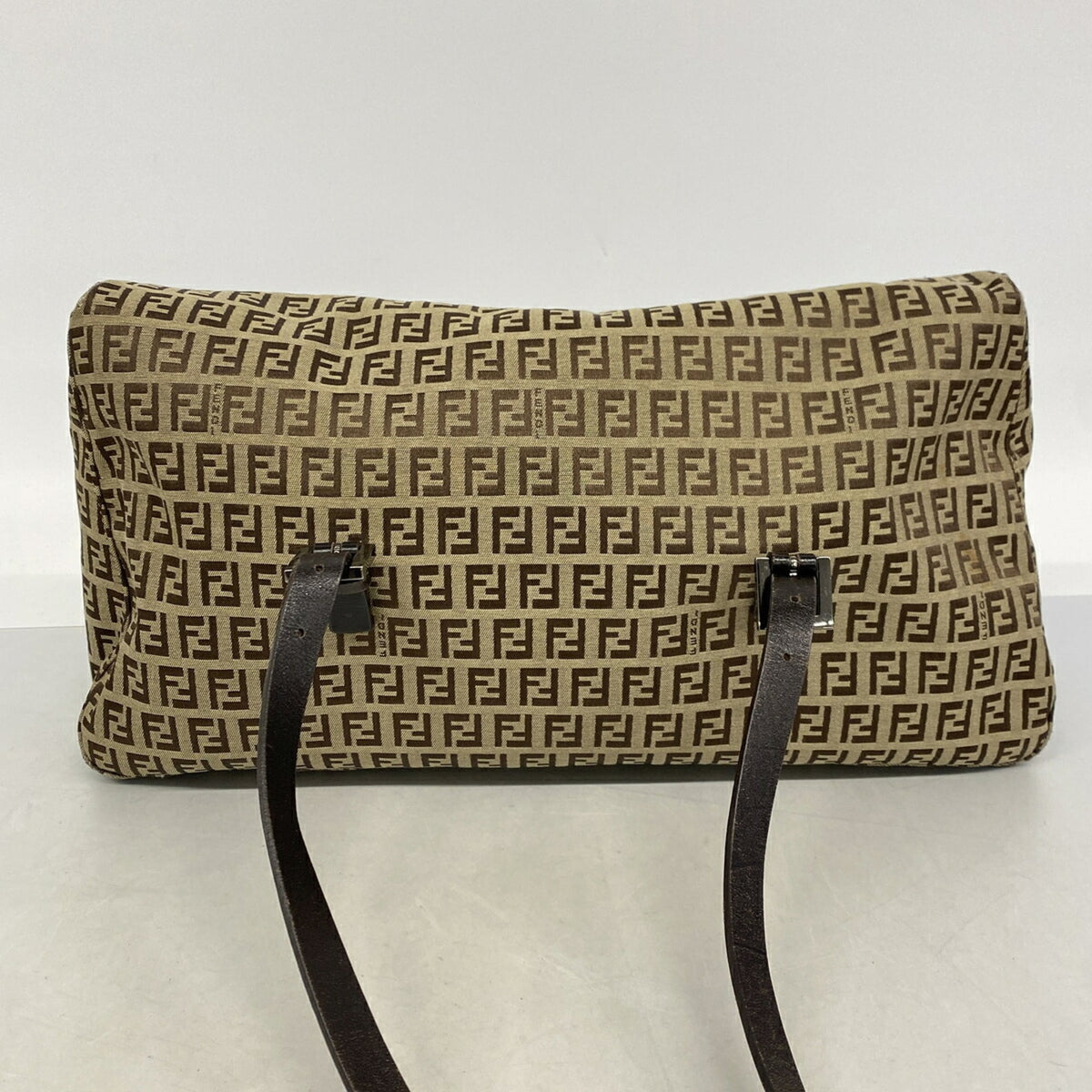 Fendi Brown Canvas Tote Bag (Pre-Owned)