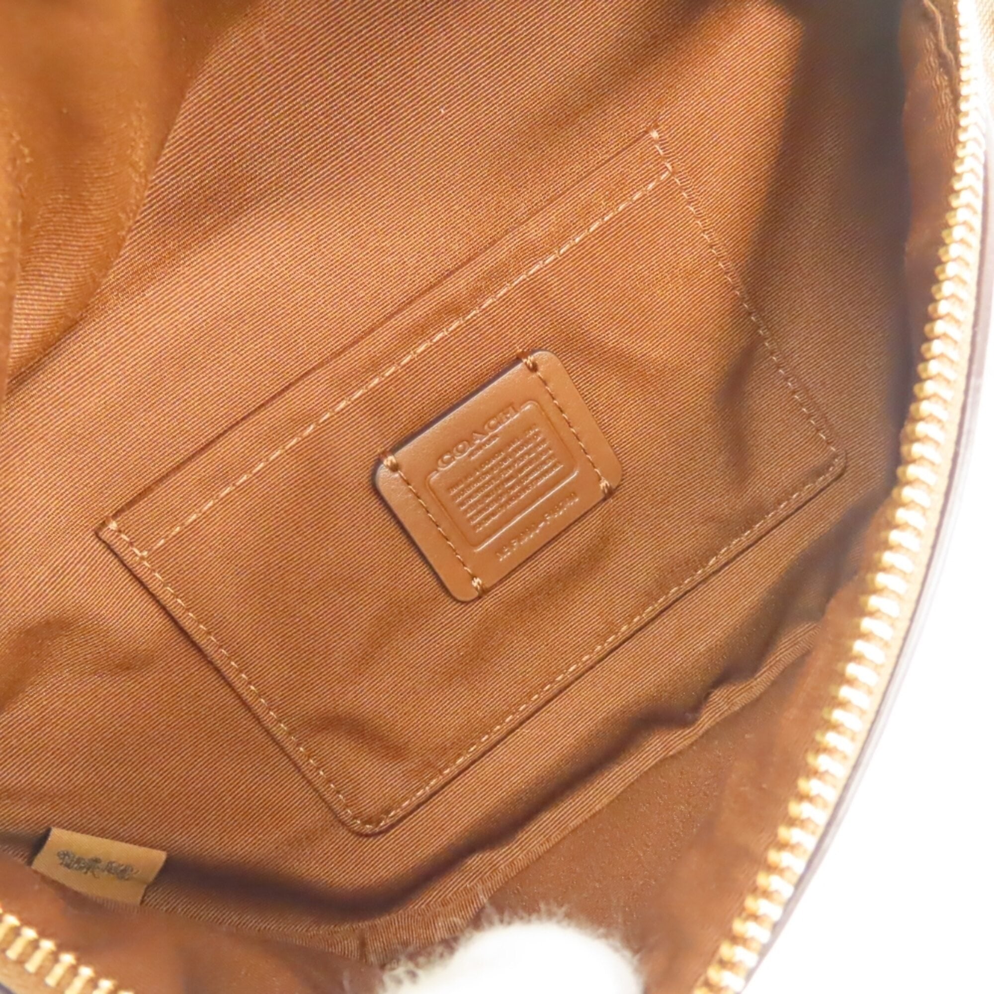 Coach Brown Pvc Leather Sling Bag (Pre-Owned)