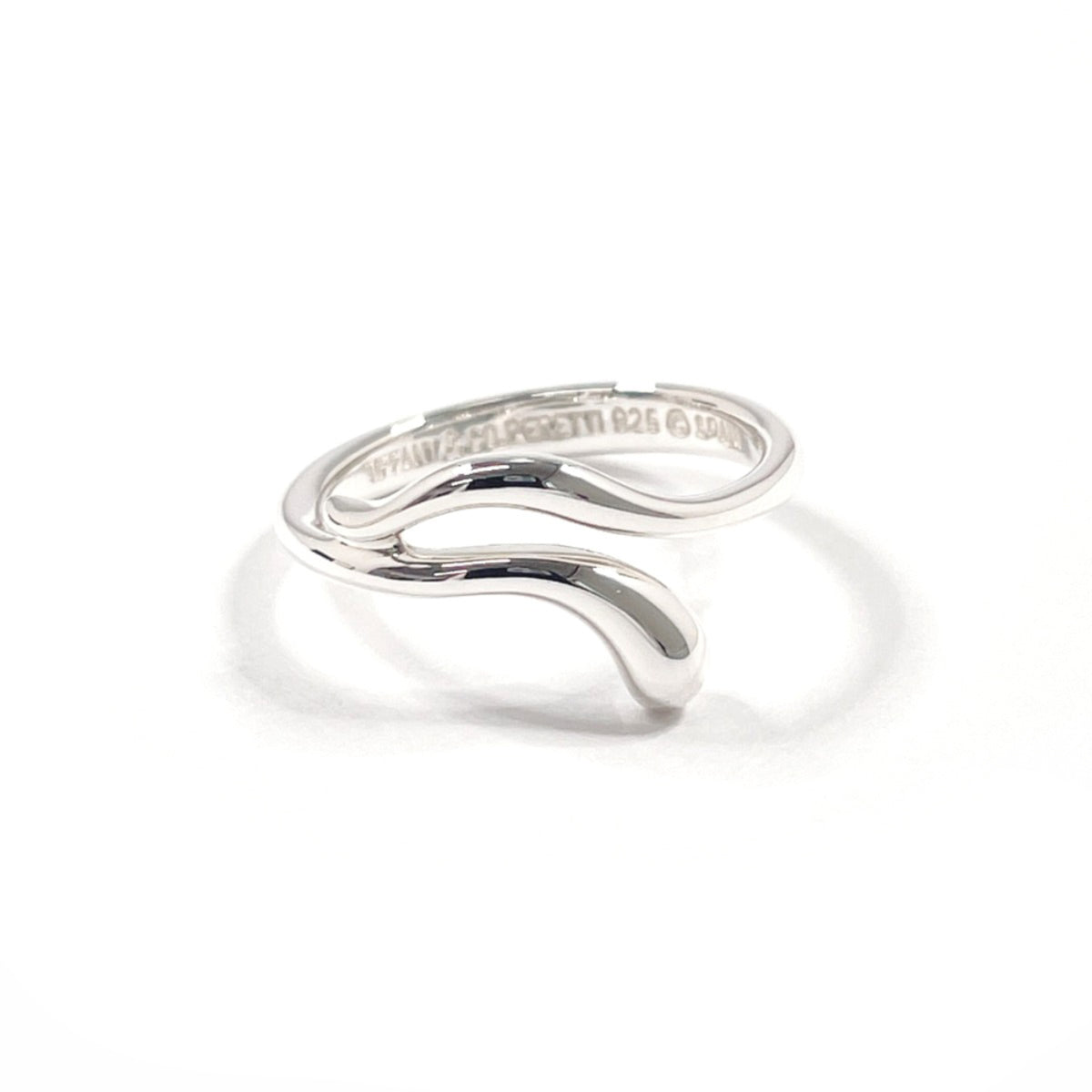 Tiffany Silver Silver 925 Band Ring (Pre-Owned)