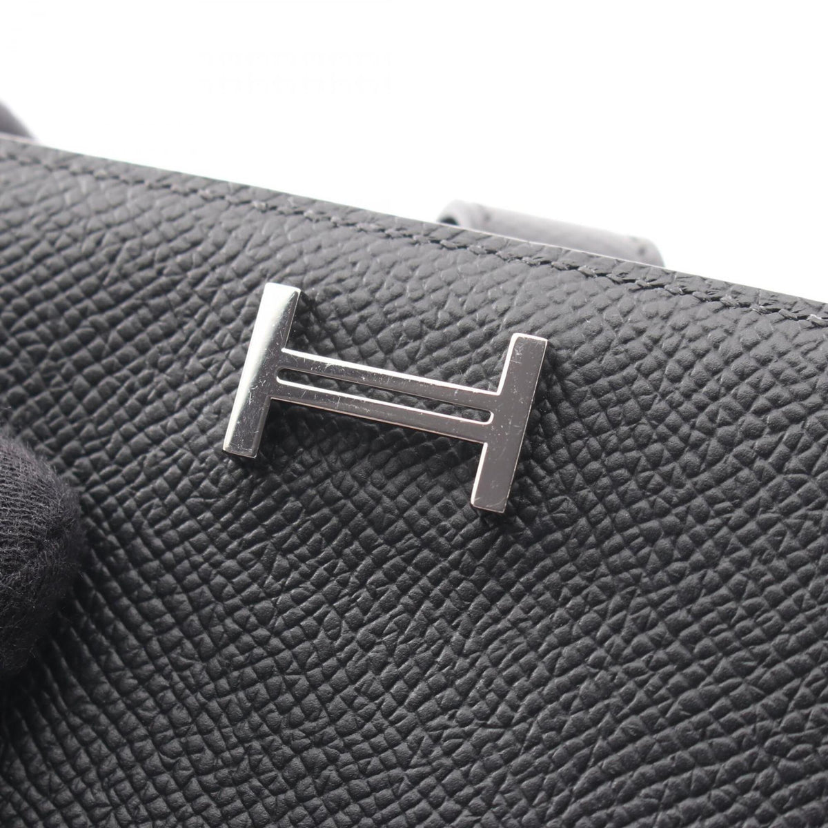 Hermes Black Epsom Leather Leather Wallet (Bi-Fold) (Pre-Owned)